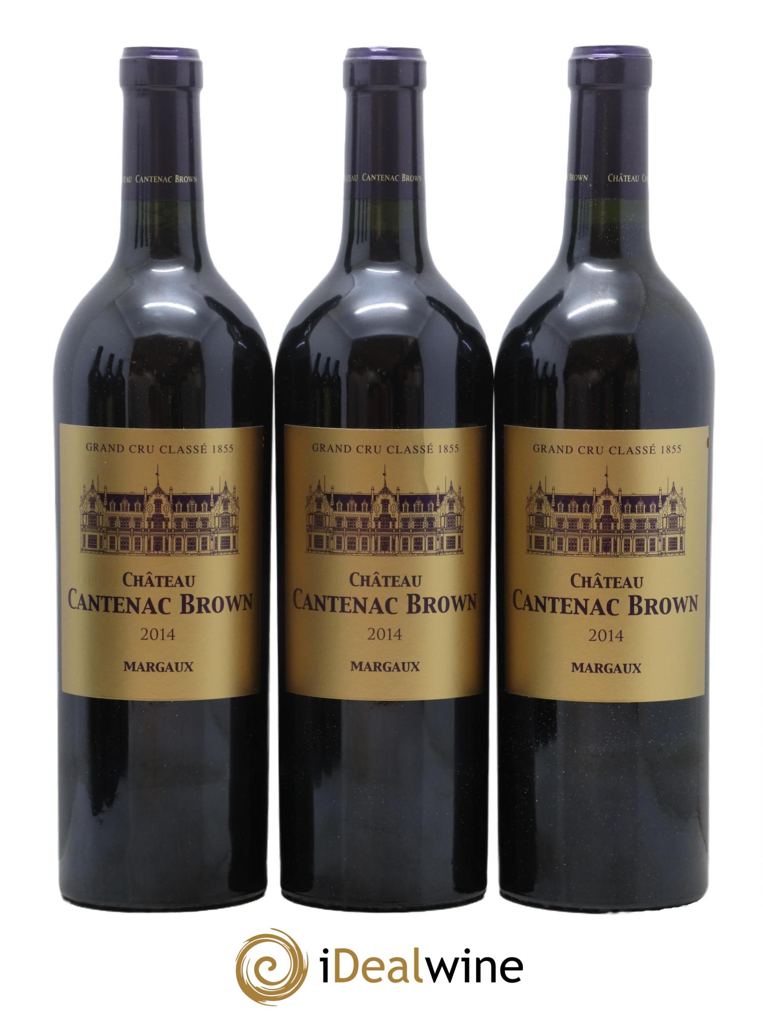 Château Cantenac Brown 3ème Grand Cru Classé 2014 - Posten von 6 Flaschen - 2