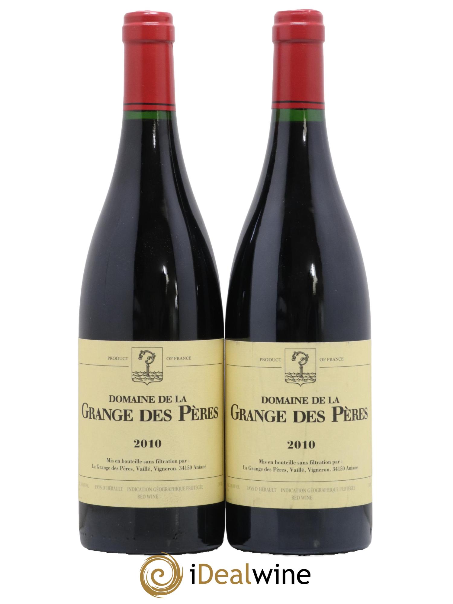 Pays d'Hérault Grange des Pères Laurent Vaillé 2010 - Lot de 2 bouteilles - 0