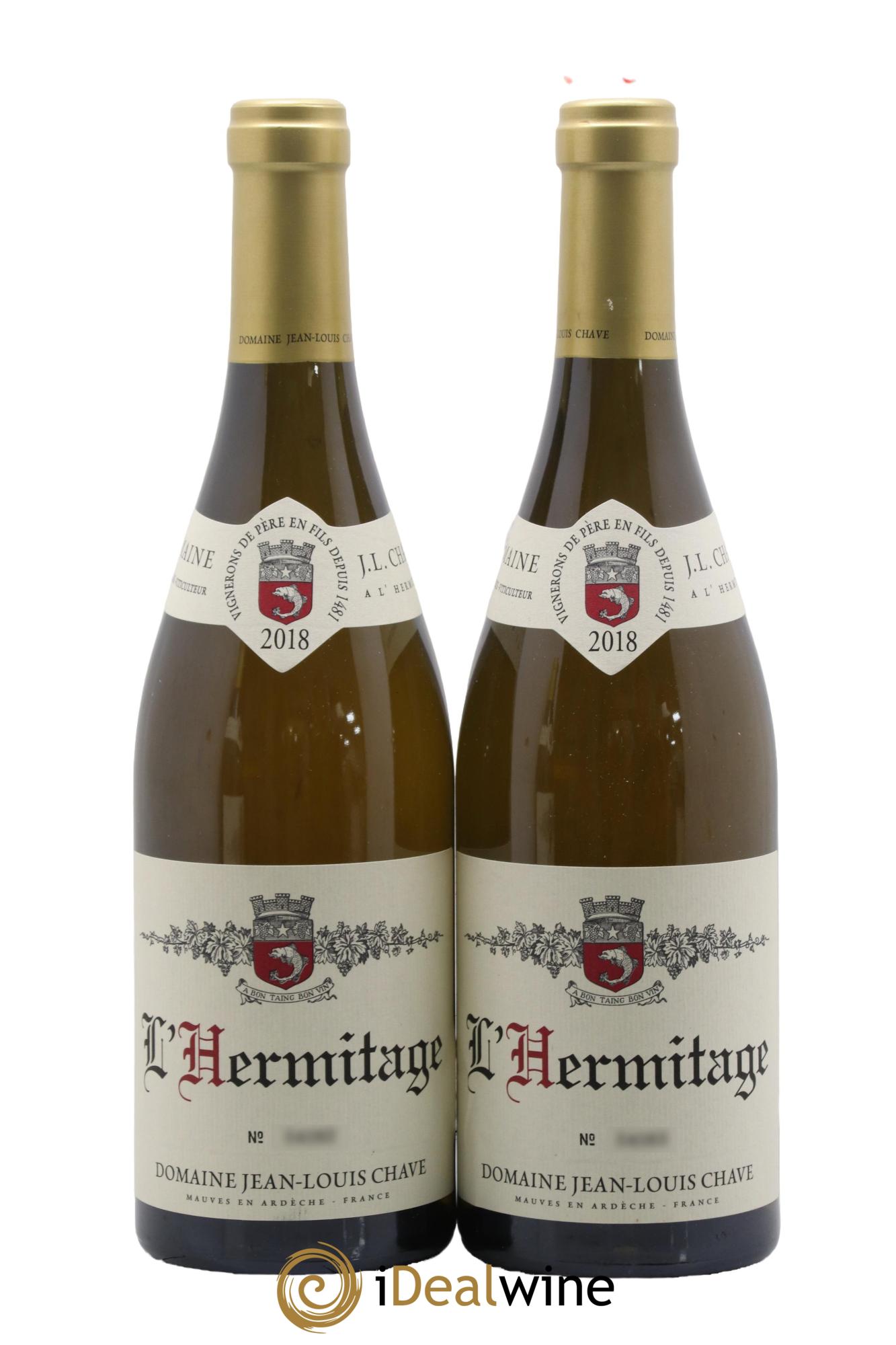 Hermitage Jean-Louis Chave 2018 - Lot de 2 bouteilles - 0