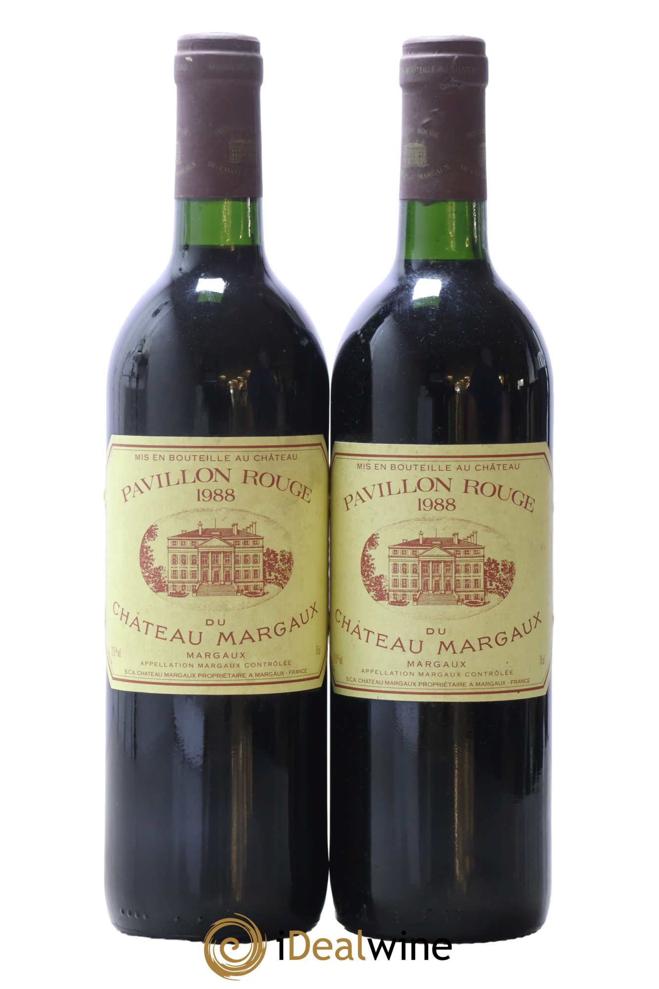 Pavillon Rouge du Château Margaux Second Vin 1988 - Lot de 2 bouteilles - 0