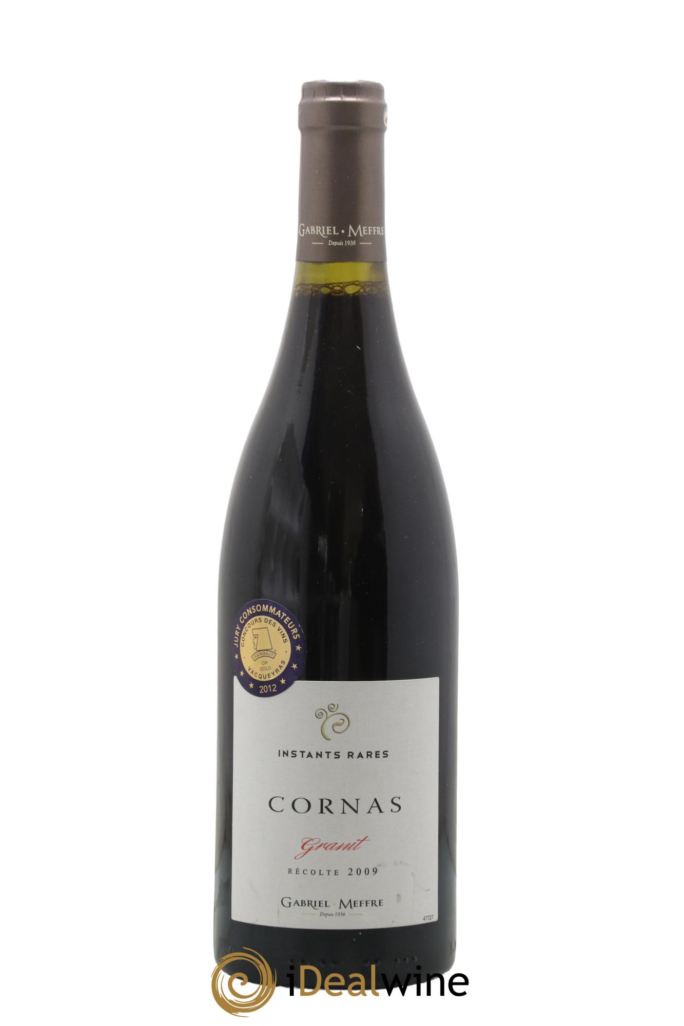 Cornas Granit Instants Rares Gabriel Meffre 2009 - Posten von 1 Flasche - 0