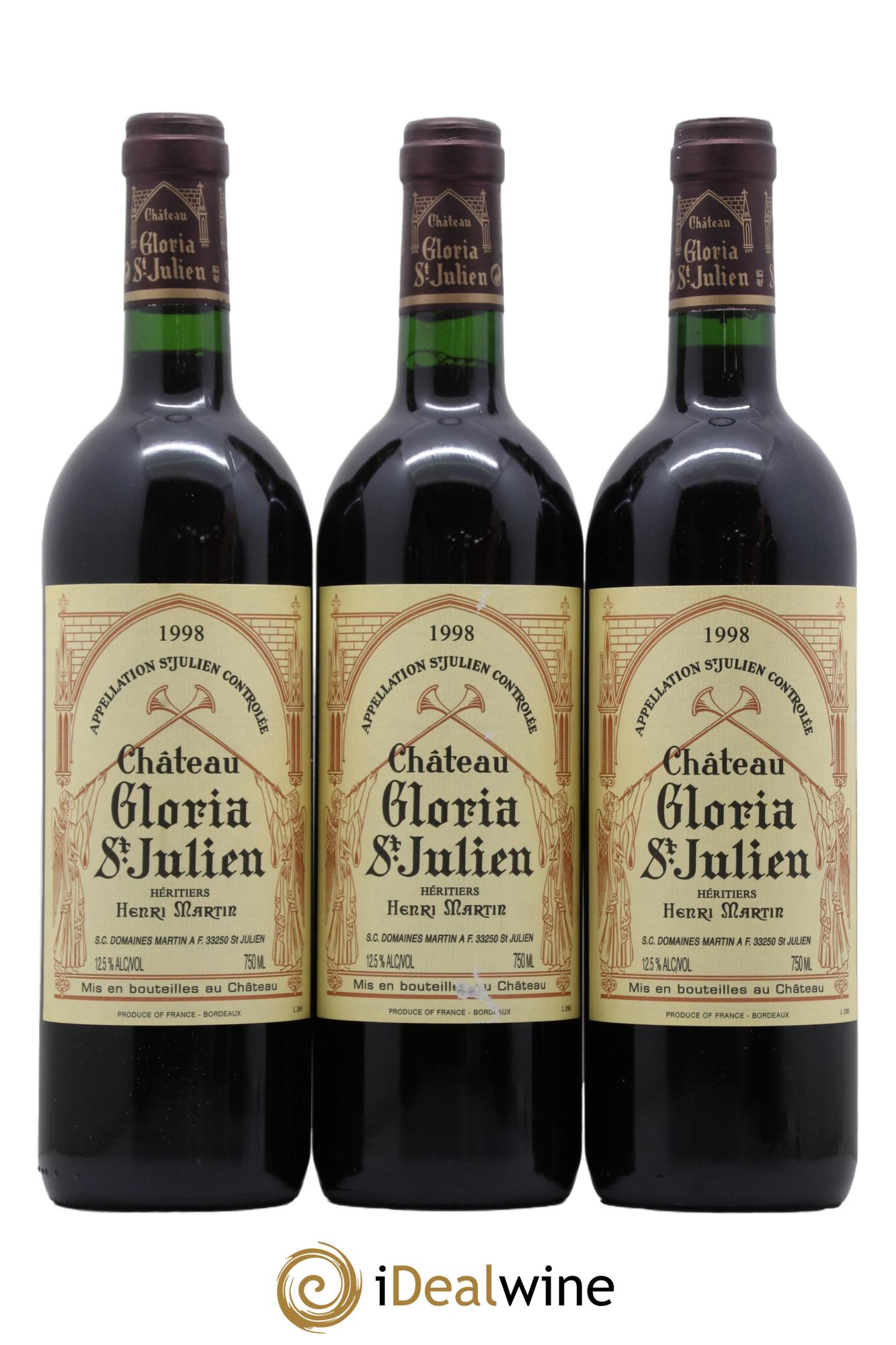 Château Gloria 1998 - Lot de 6 bouteilles - 2