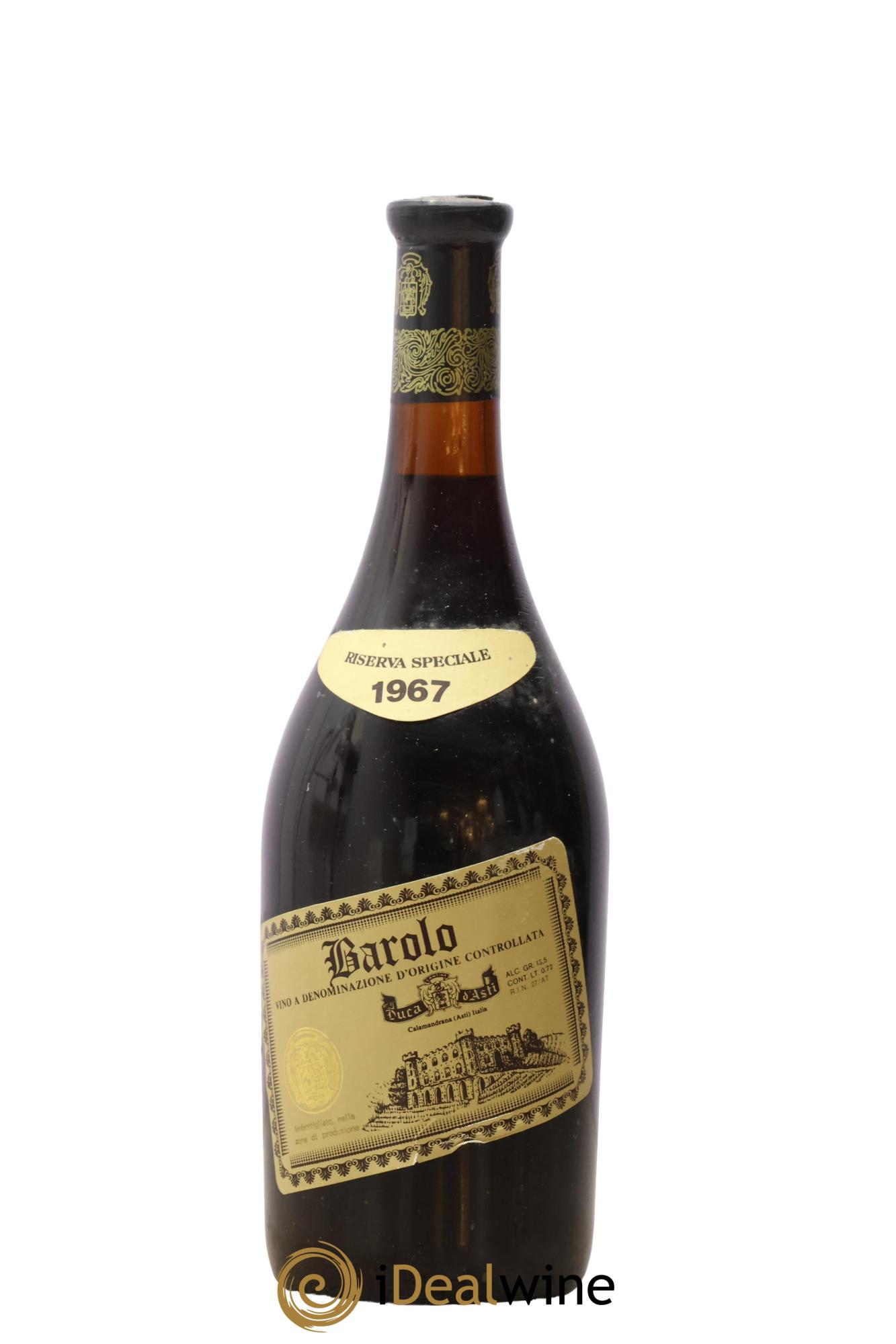 Barolo Duca D'Asti Riserva Speciale 1967 - Posten von 1 Flasche - 0