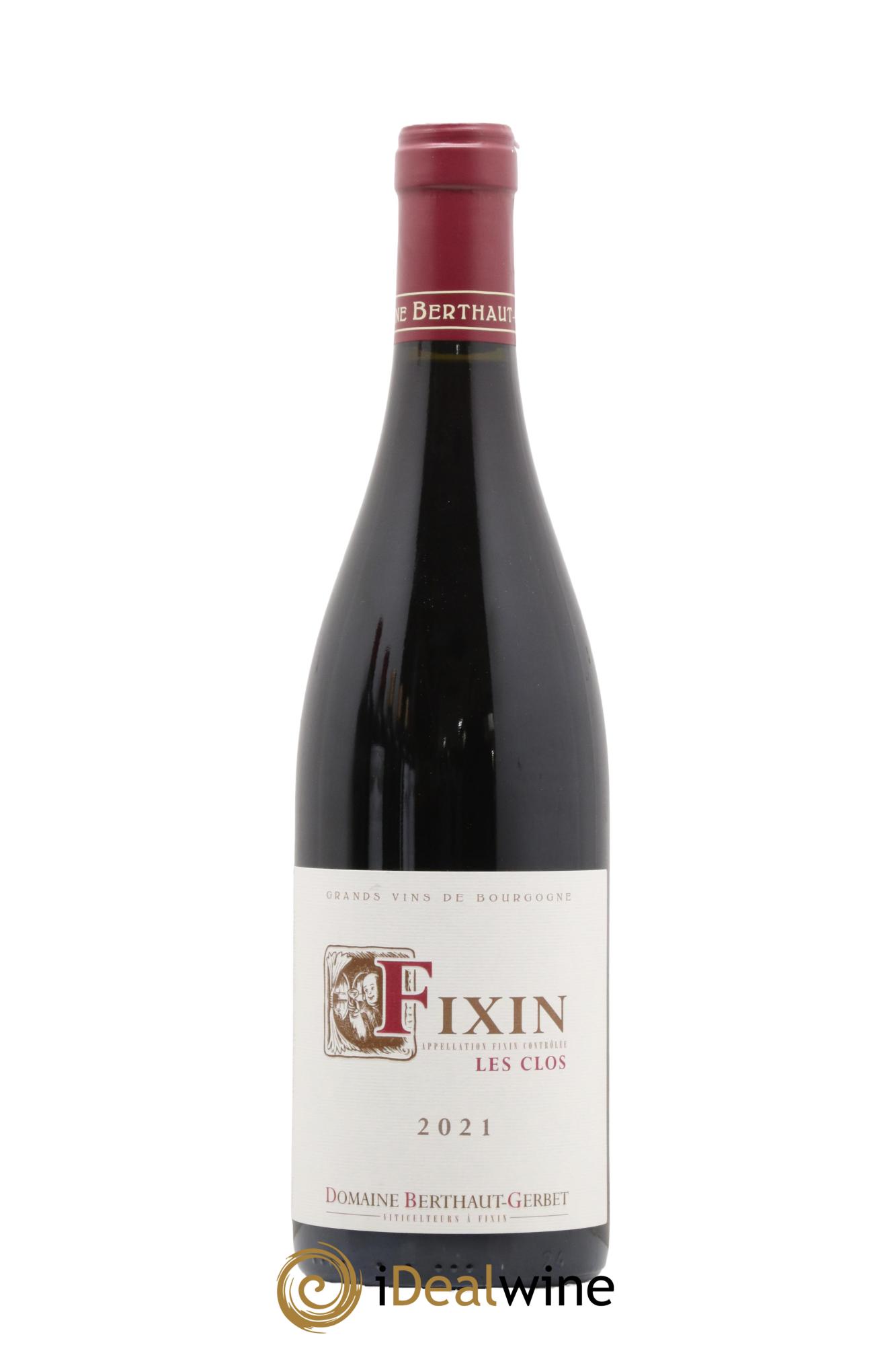 Fixin Les Clos Berthaud-Gerbet 2021 - Lot de 1 bouteille - 0