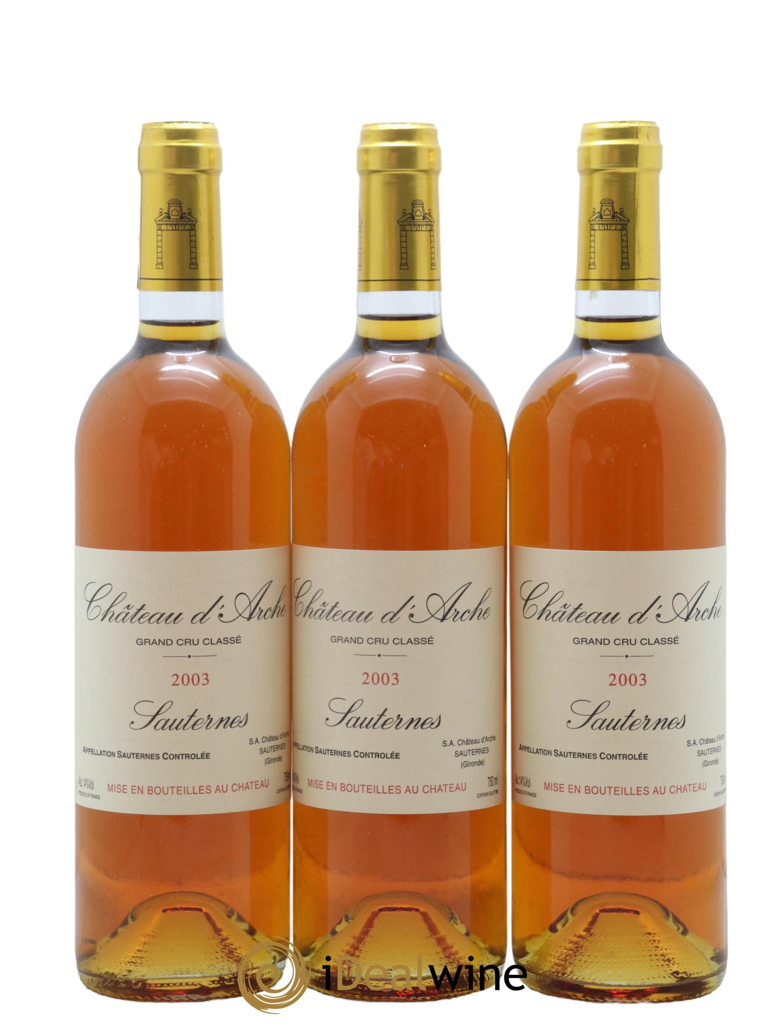 Château d' Arche 2ème Grand Cru Classé 2003 - Lotto di 12 bottiglie - 4