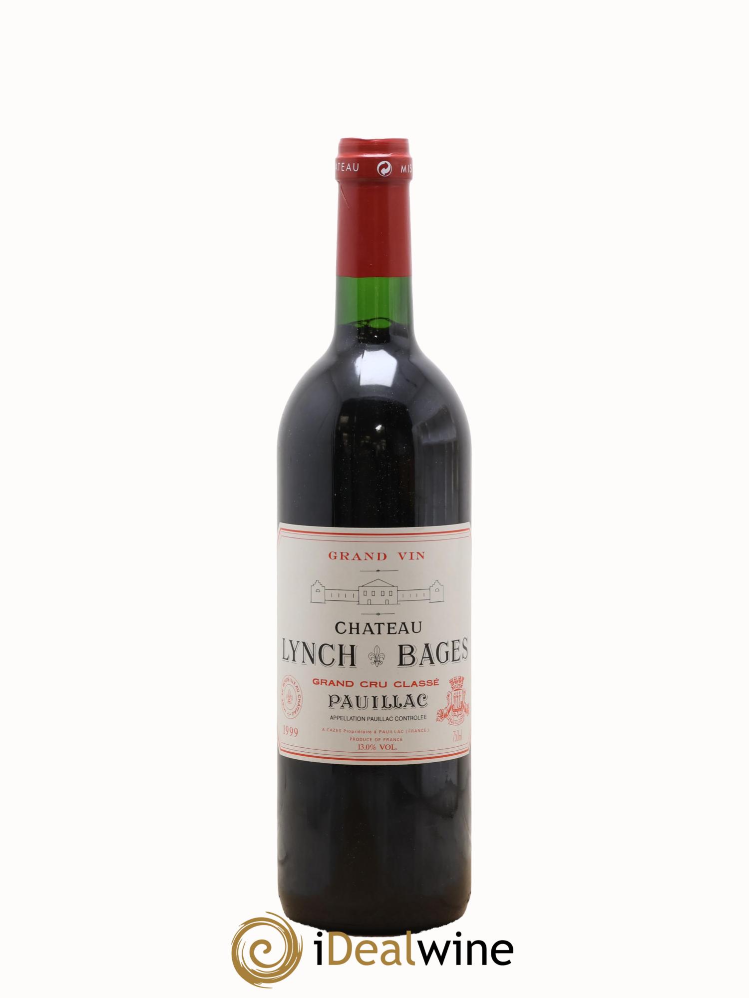 Château Lynch Bages 5ème Grand Cru Classé 1999 - Lot de 1 bouteille - 0
