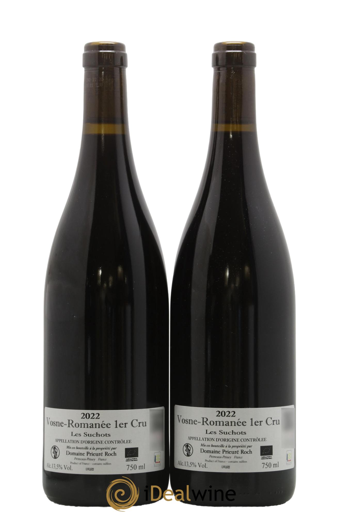Vosne-Romanée 1er Cru Les Suchots Prieuré Roch 2022 - Lotto di 2 bottiglie - 1