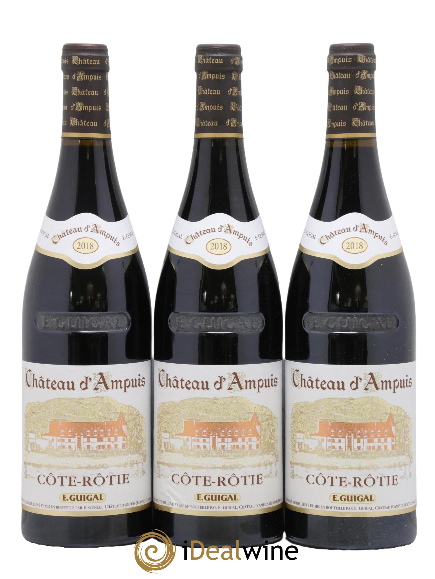Côte-Rôtie Château d'Ampuis Guigal 2018 - Lot of 3 bottles - 0