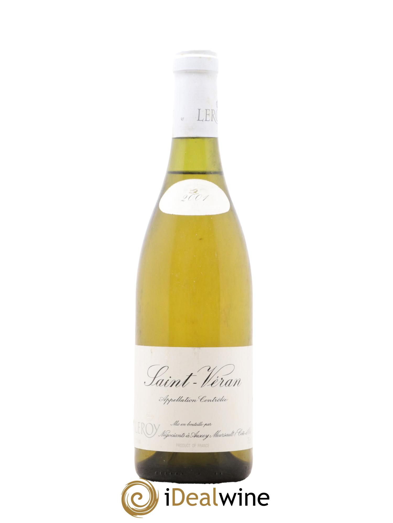 Saint-Véran Leroy SA 2001 - Posten von 1 Flasche - 0