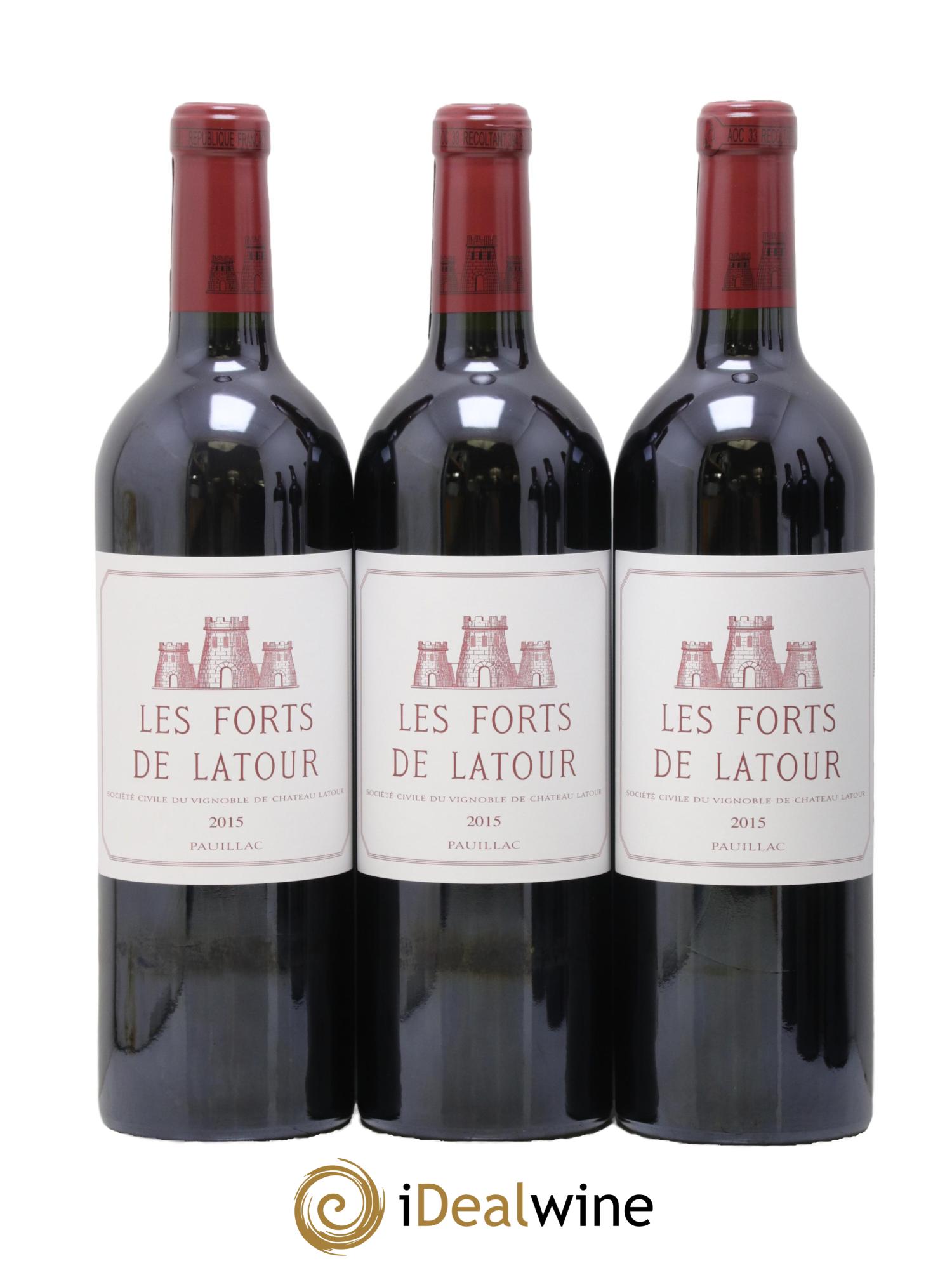Les Forts de Latour Second Vin 2015 - Posten von 6 Flaschen - 1