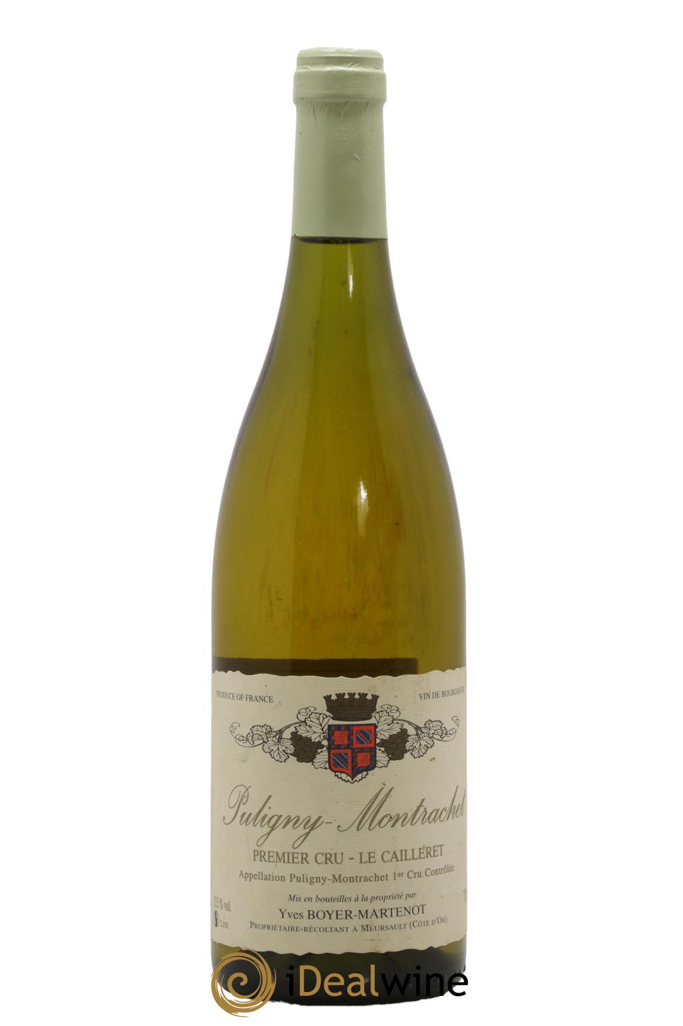 Puligny-Montrachet 1er Cru Le Cailleret Boyer-Martenot Les Caillerets Boyer Martenot 2010 - Lot de 1 bouteille - 0