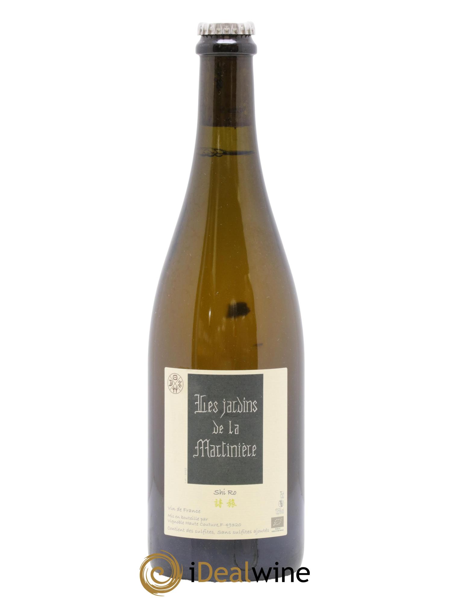 Vin de France Shi Ro Les Jardins de la Martinière 2019 - Lot de 1 bouteille - 0