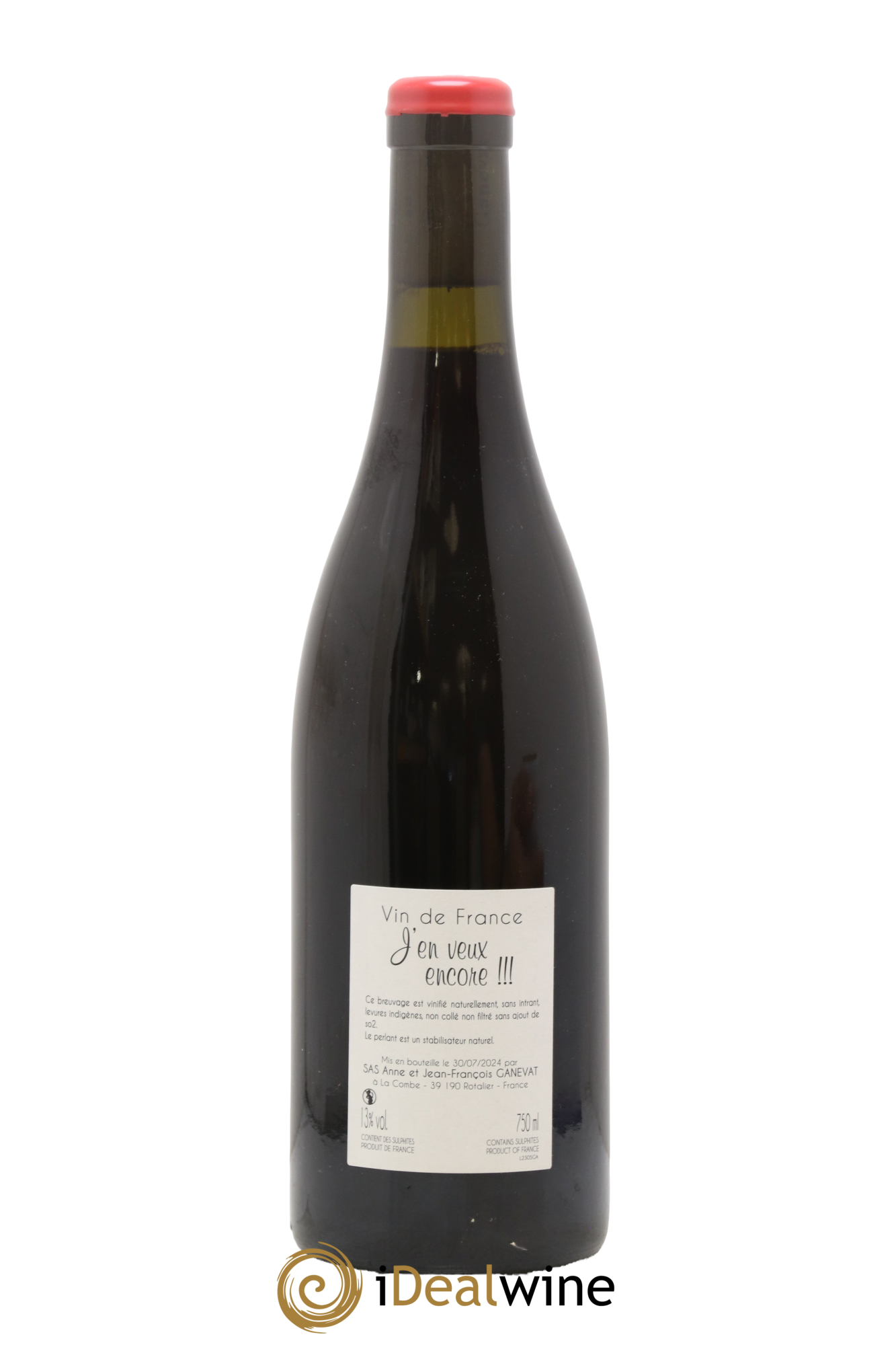 Vin de France J'en veux encore Anne et Jean François Ganevat - Lot de 1 bouteille - 1
