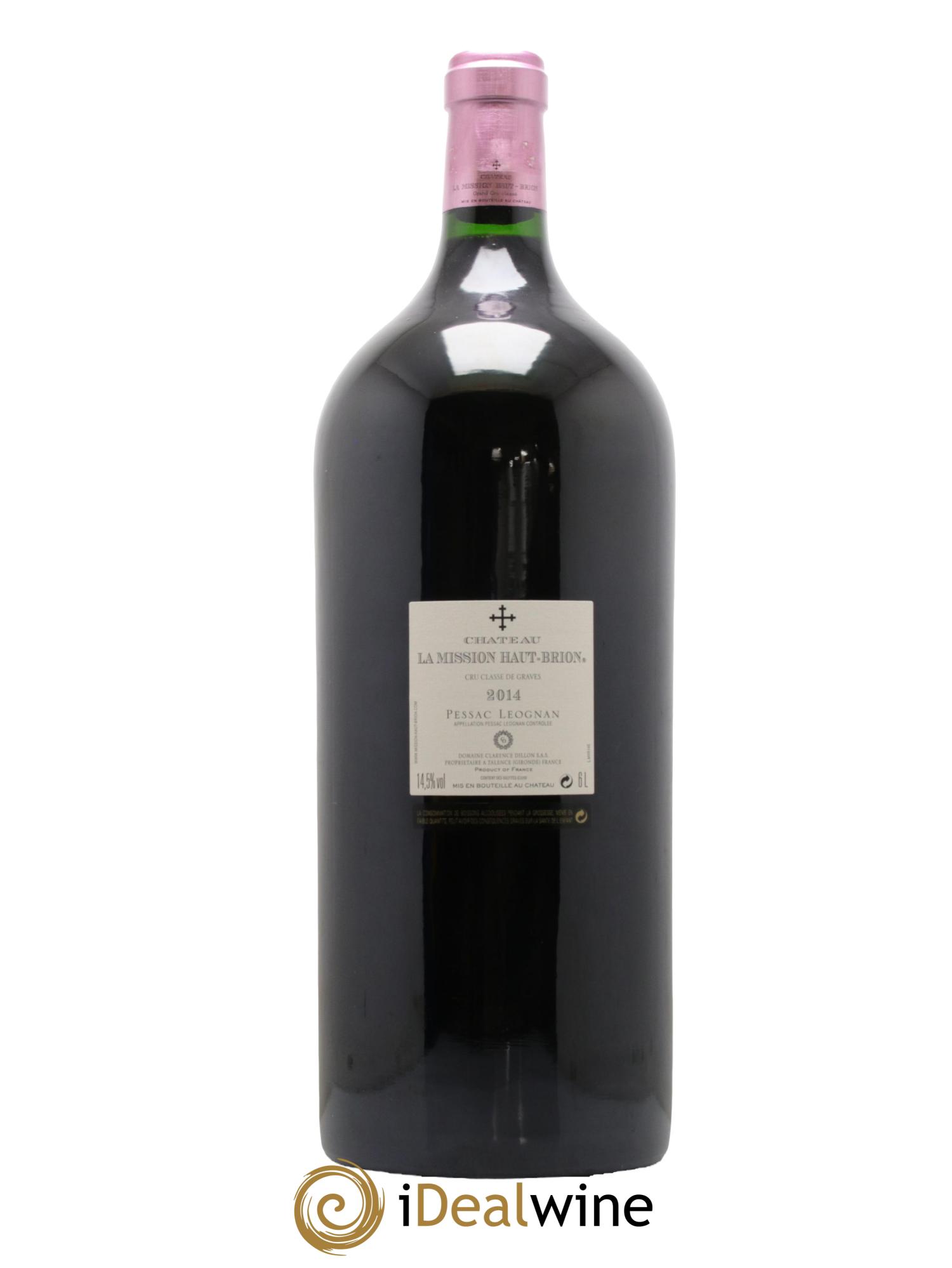 Château la Mission Haut-Brion Cru Classé de Graves 2014 - Lot de 1 mathusalem - 2