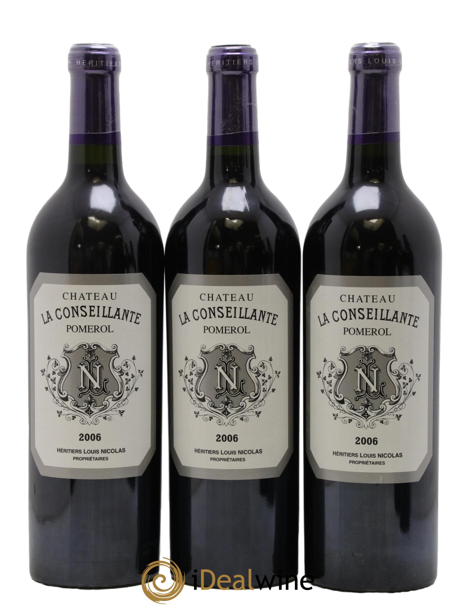 Château la Conseillante 2006 - Lot of 3 bottles - 0