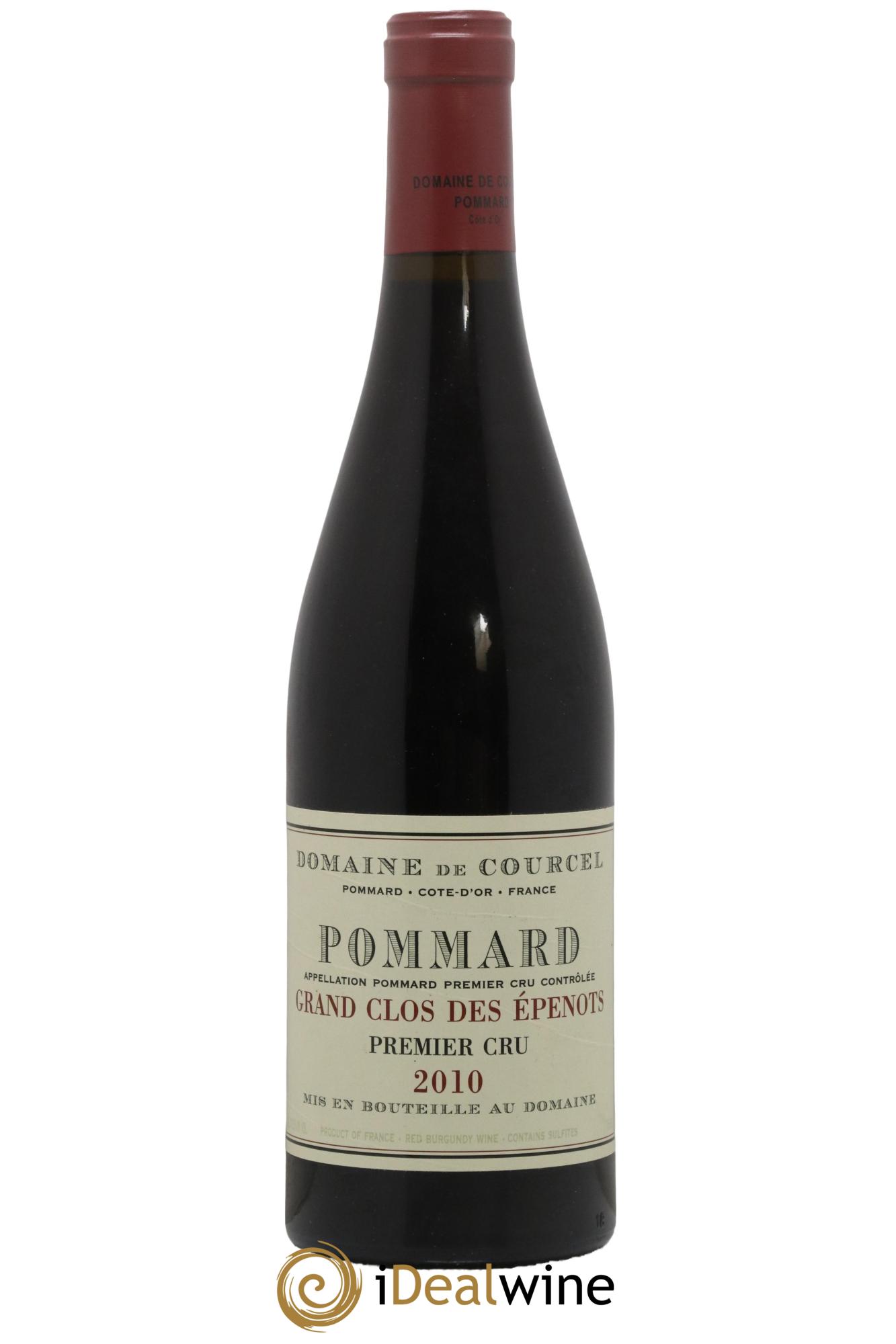 Pommard 1er Cru Grand Clos des Epenots de Courcel (Domaine) 2010 - Lot de 1 bouteille - 0