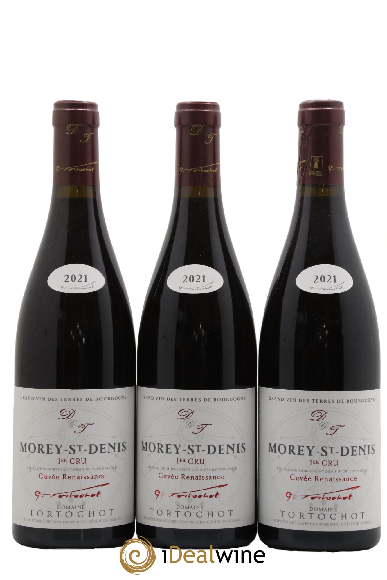 Morey-Saint-Denis 1er Cru Cuvée Renaissance Tortochot (Domaine) 2021 - Lot de 3 bouteilles - 0