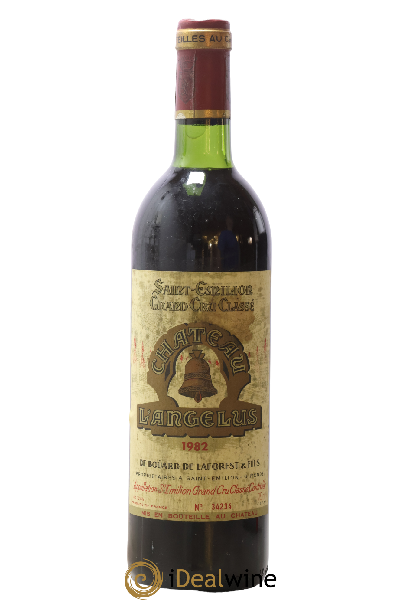 Château Angélus 1er Grand Cru Classé A 1982 - Lot of 1 bottle - 0