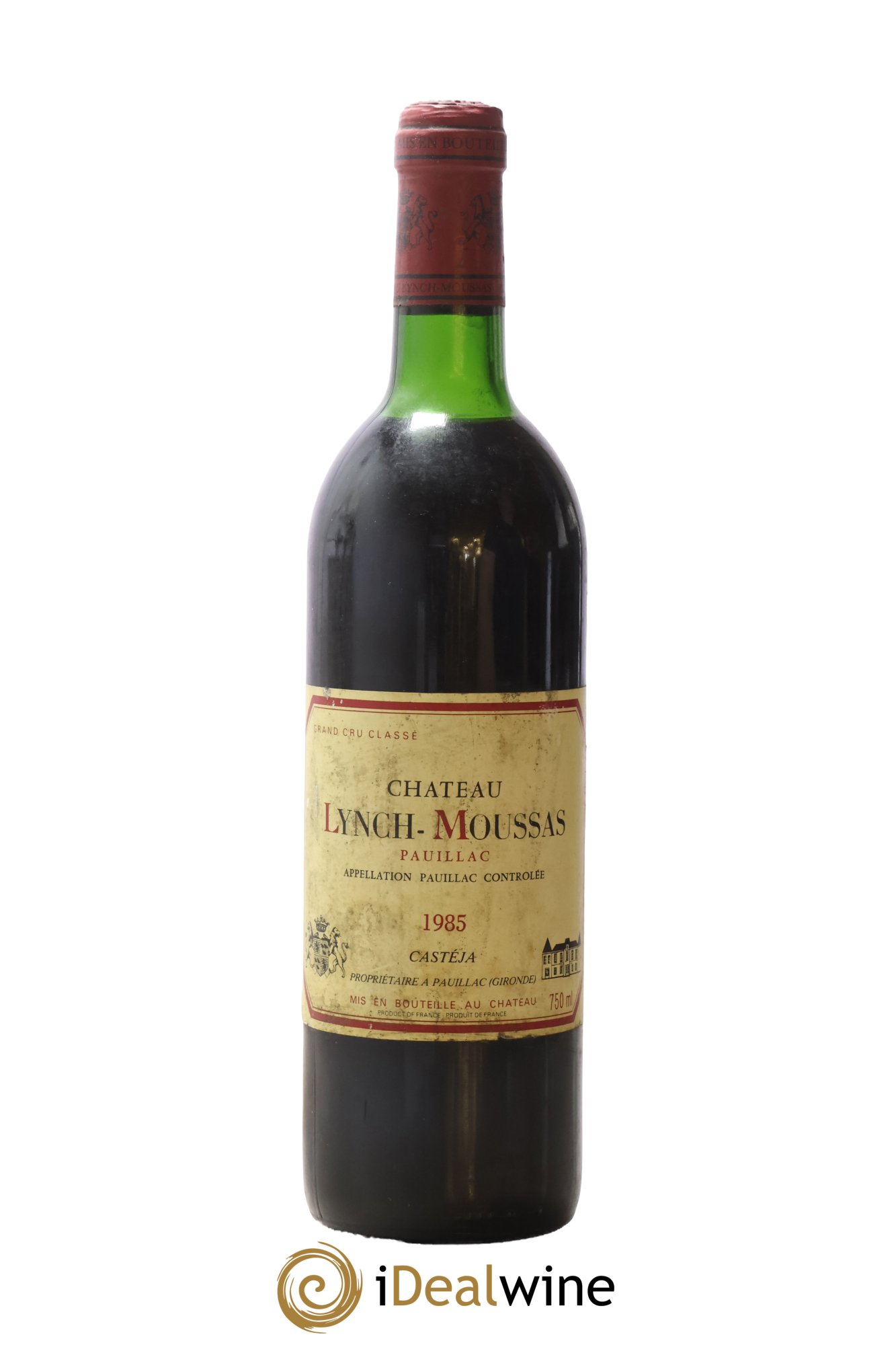 Château Lynch Moussas 5ème Grand Cru Classé 1985 - Lot de 1 bouteille - 0