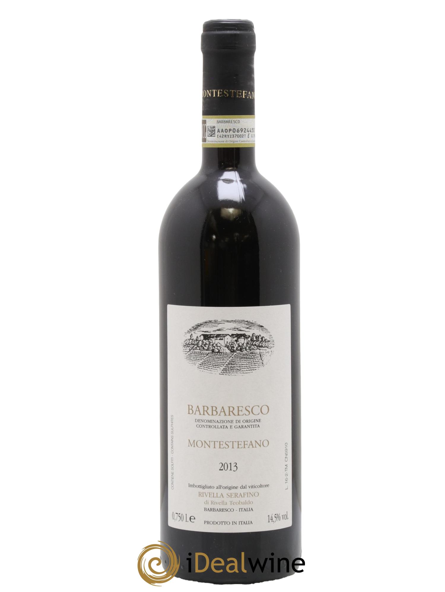Barbaresco DOCG Montestefano Rivella Serafino 2013 - Lot de 1 bouteille - 0