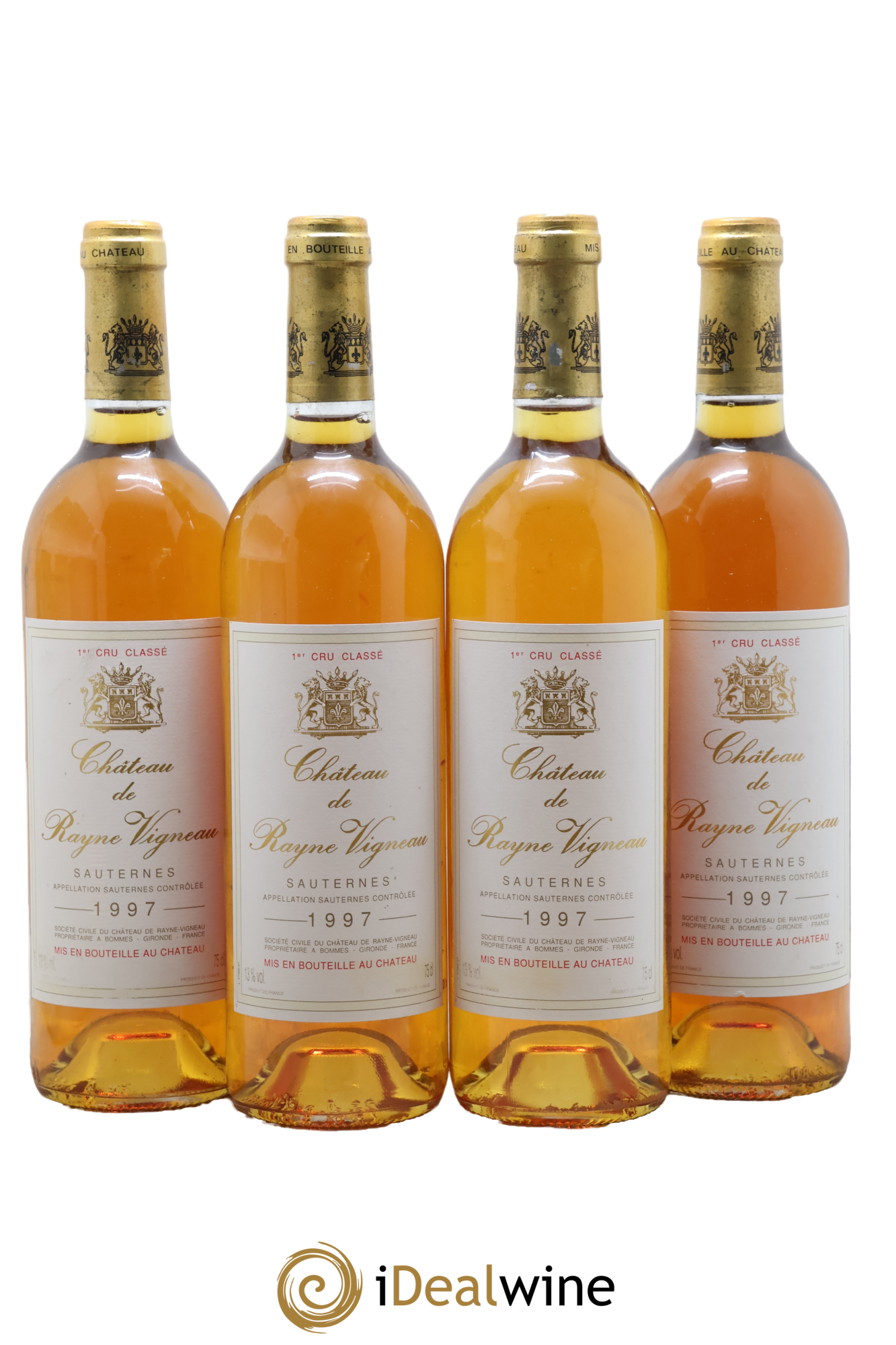Château de Rayne Vigneau 1er Grand Cru Classé 1997 - Lot de 4 bouteilles - 0