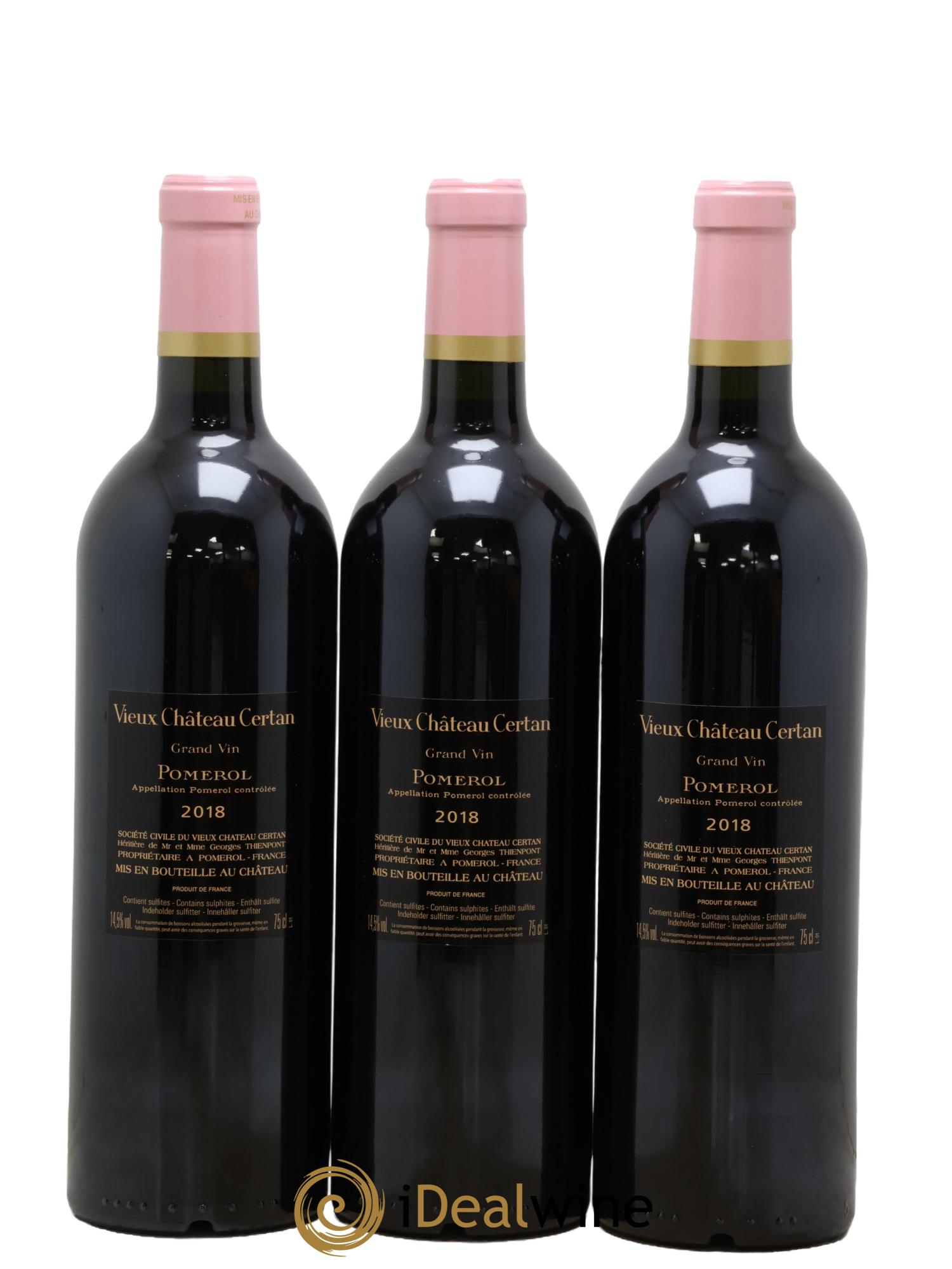 Vieux Château Certan  2018 - Lot de 3 bouteilles - 2