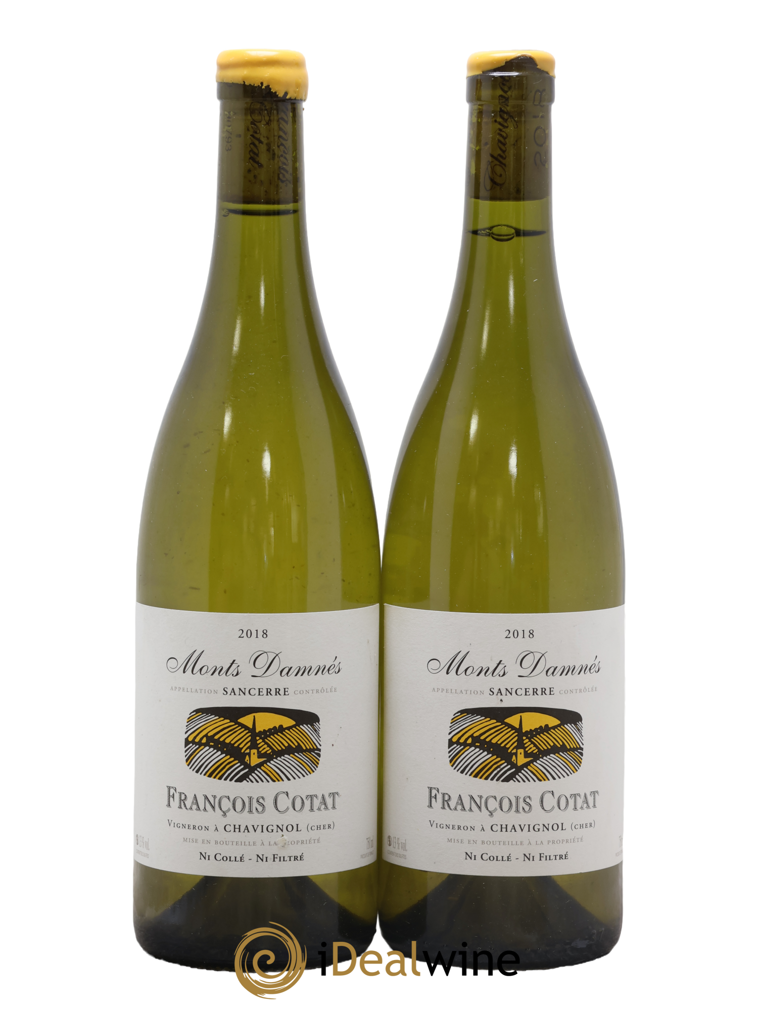 Sancerre Les Monts Damnés François Cotat 2018 - Lot of 2 bottles - 0