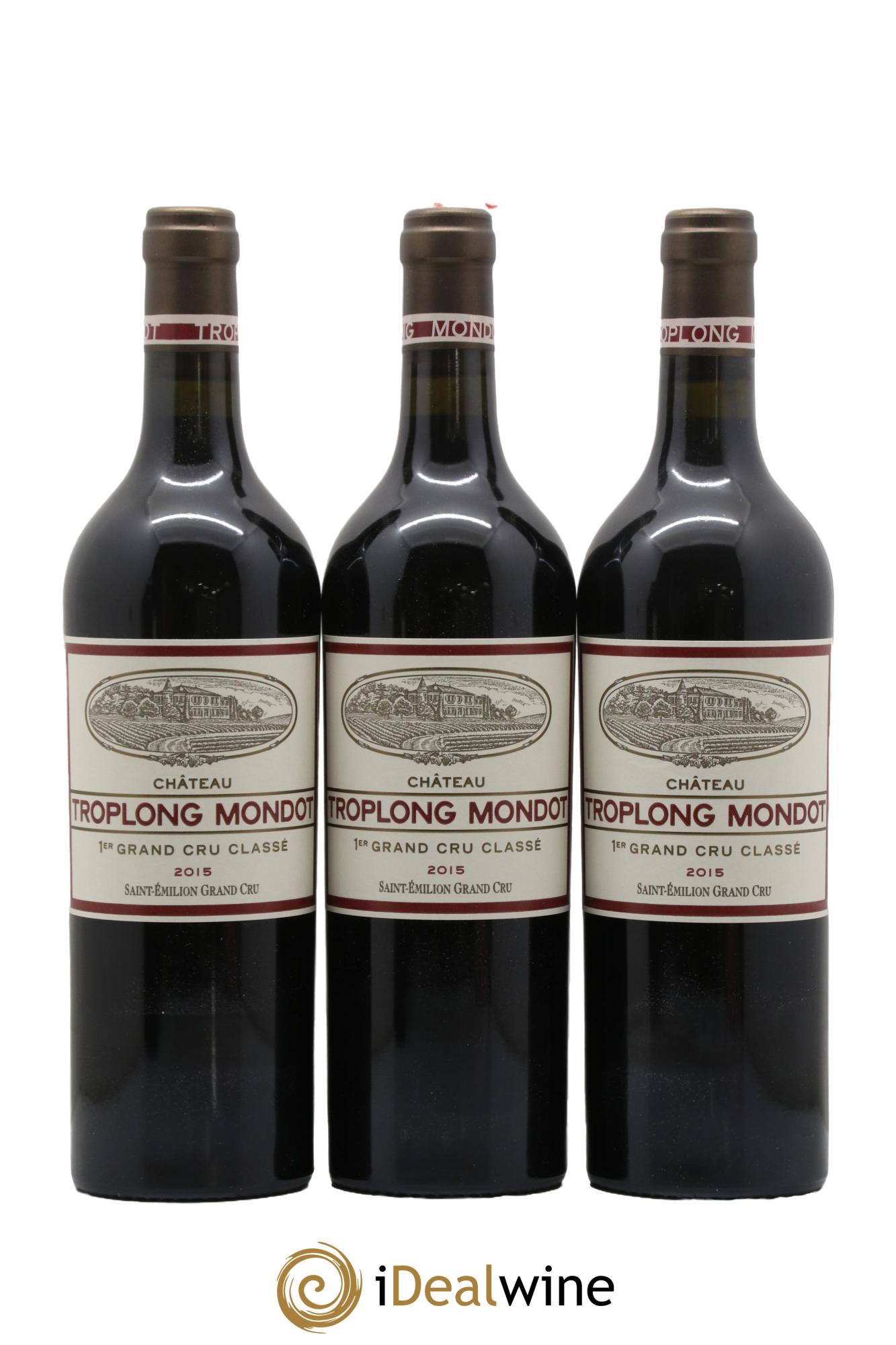 Château Troplong Mondot 1er Grand Cru Classé B 2015 - Lot de 6 bouteilles - 2