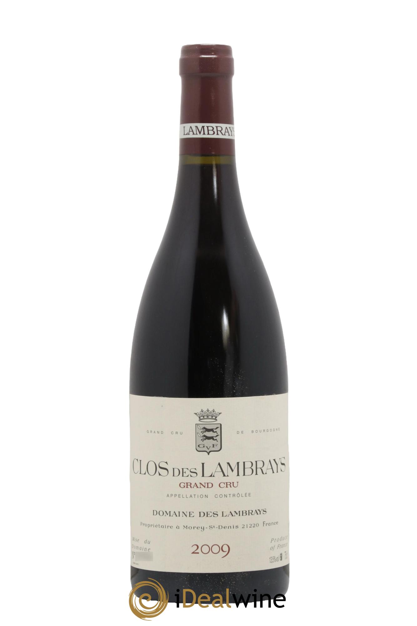 Clos des Lambrays Grand Cru Domaine des Lambrays 2009 - Lot de 1 bouteille - 0