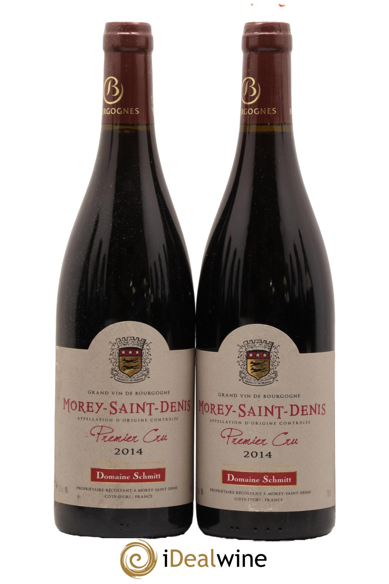 Morey-Saint-Denis 1er Cru Domaine Schmitt 2014 - Lot de 2 bouteilles - 0