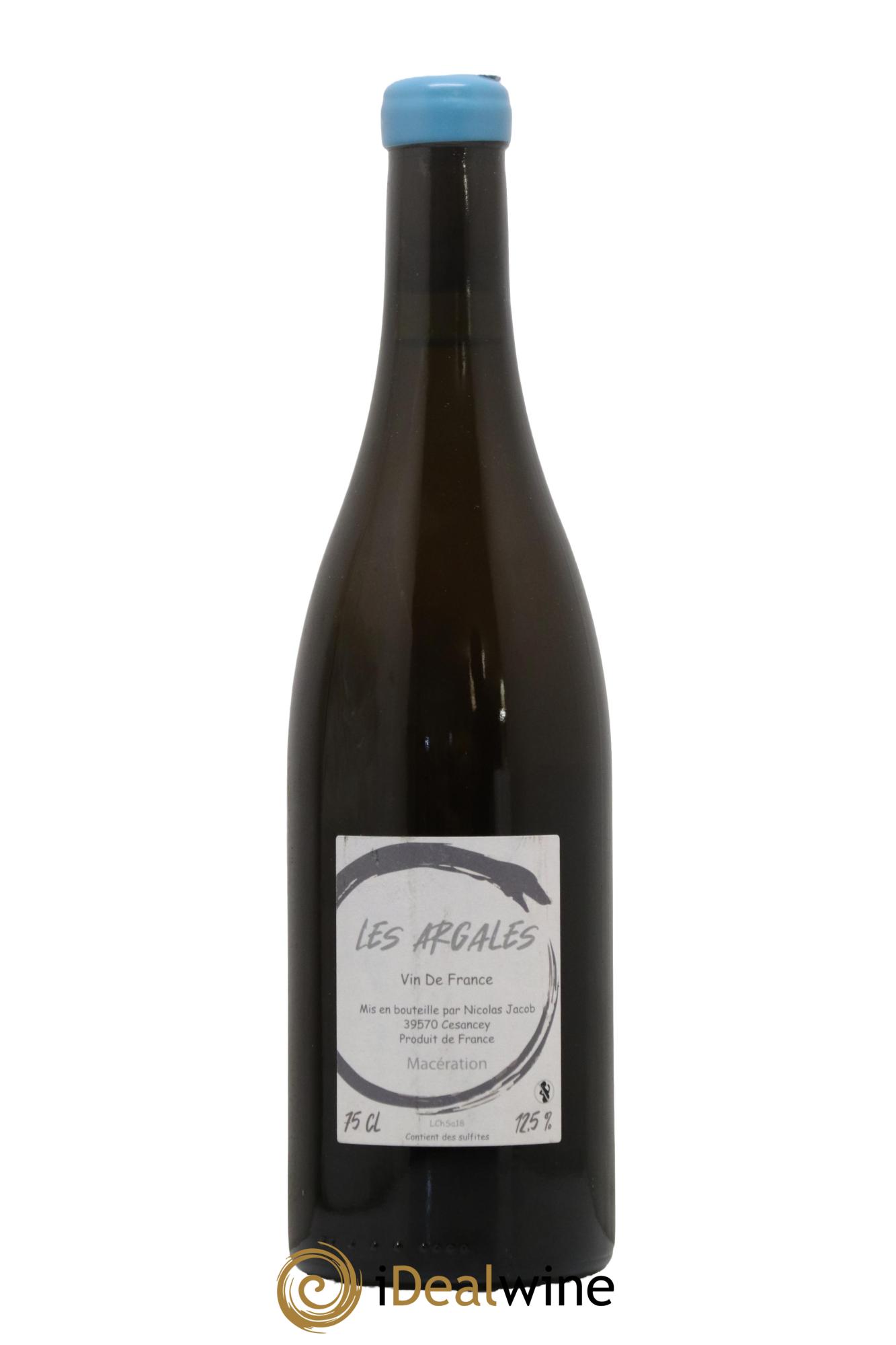 Vin de France Les Argales Nicolas Jacob 2018 - Lot de 1 bouteille - 1
