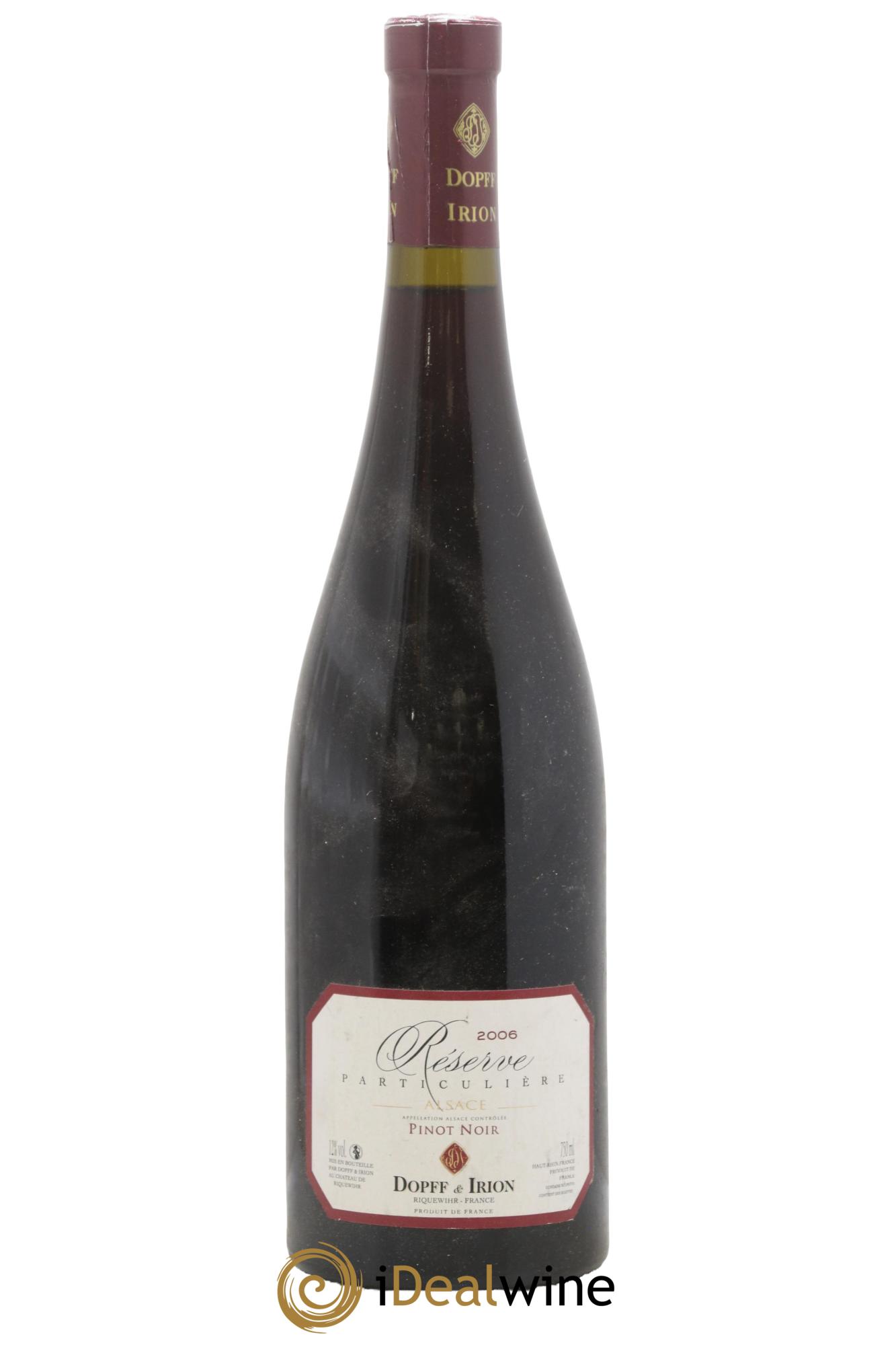 Alsace Pinot Noir Réserve Particulière Dopff et Iron 2006 - Posten von 1 Flasche - 0