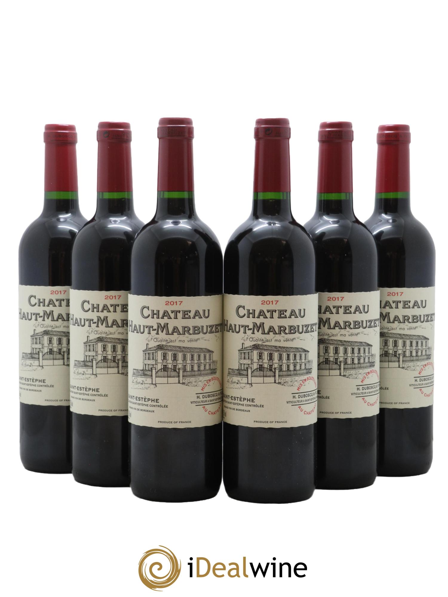 Château Haut Marbuzet 2017 - Lot de 6 bouteilles - 0