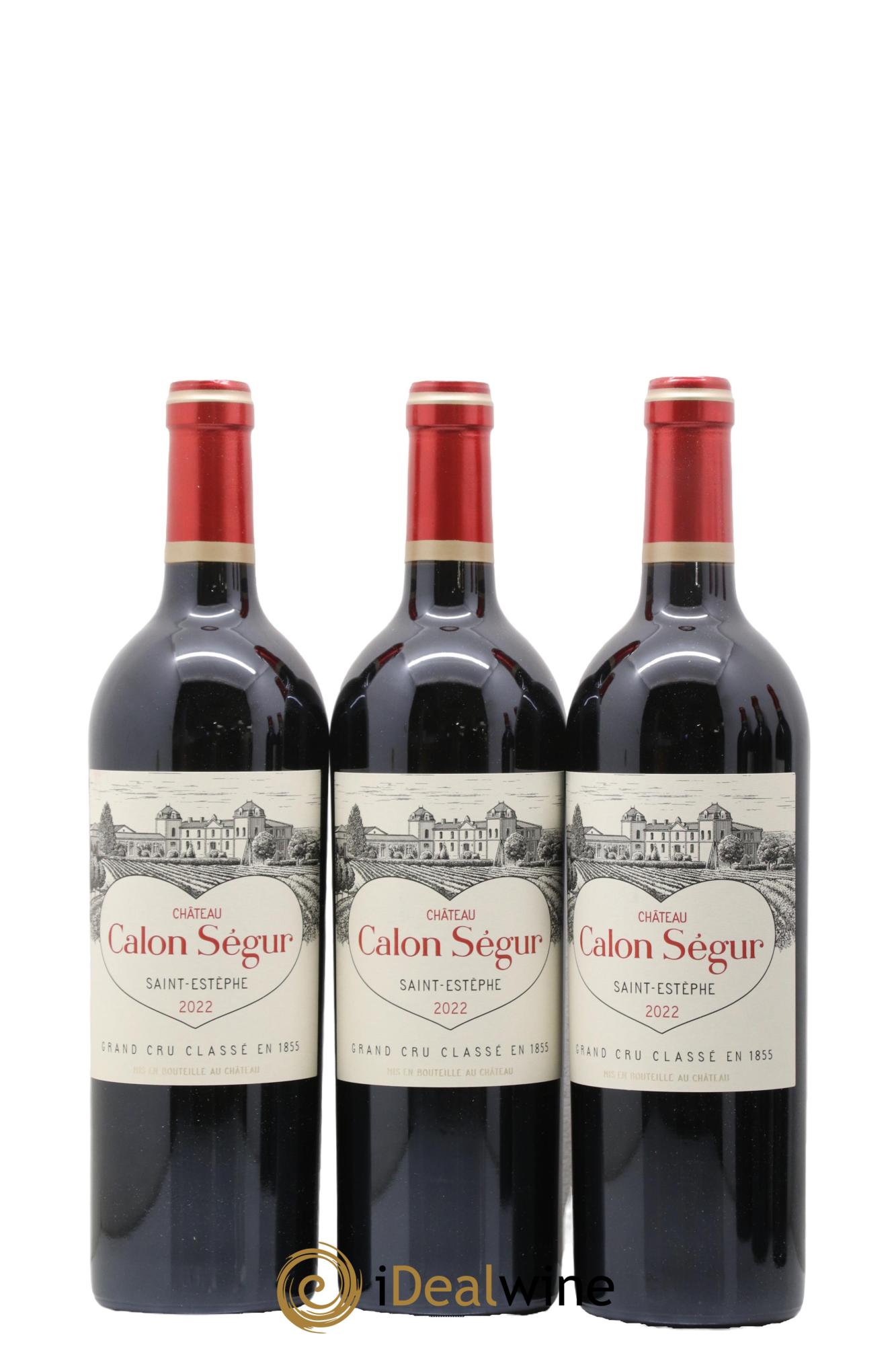 Château Calon Ségur 3ème Grand Cru Classé 2022 - Lot of 6 bottles - 1