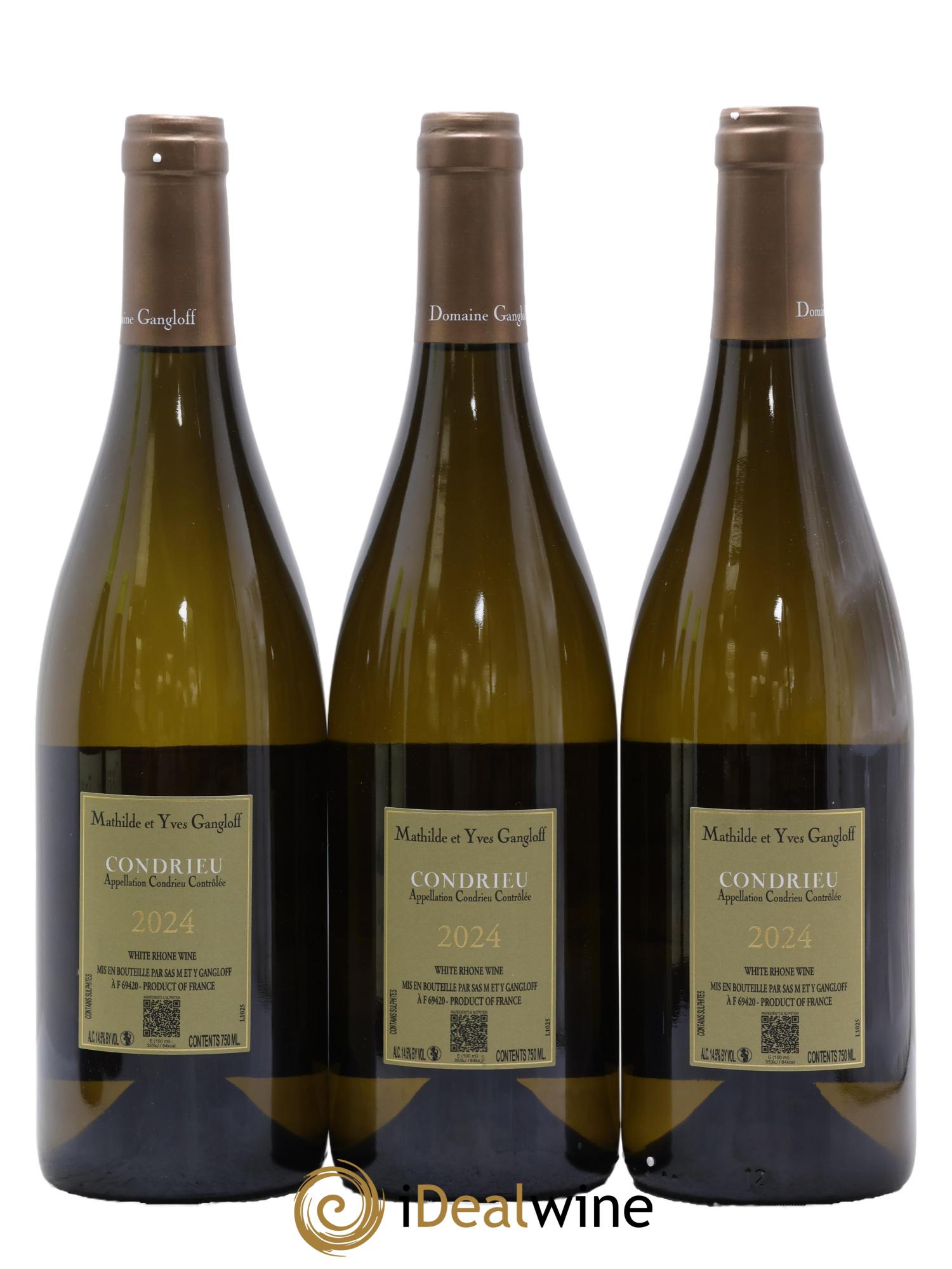 Condrieu Domaine Gangloff (Domaine) 2024 - Lotto di 3 bottiglie - 1