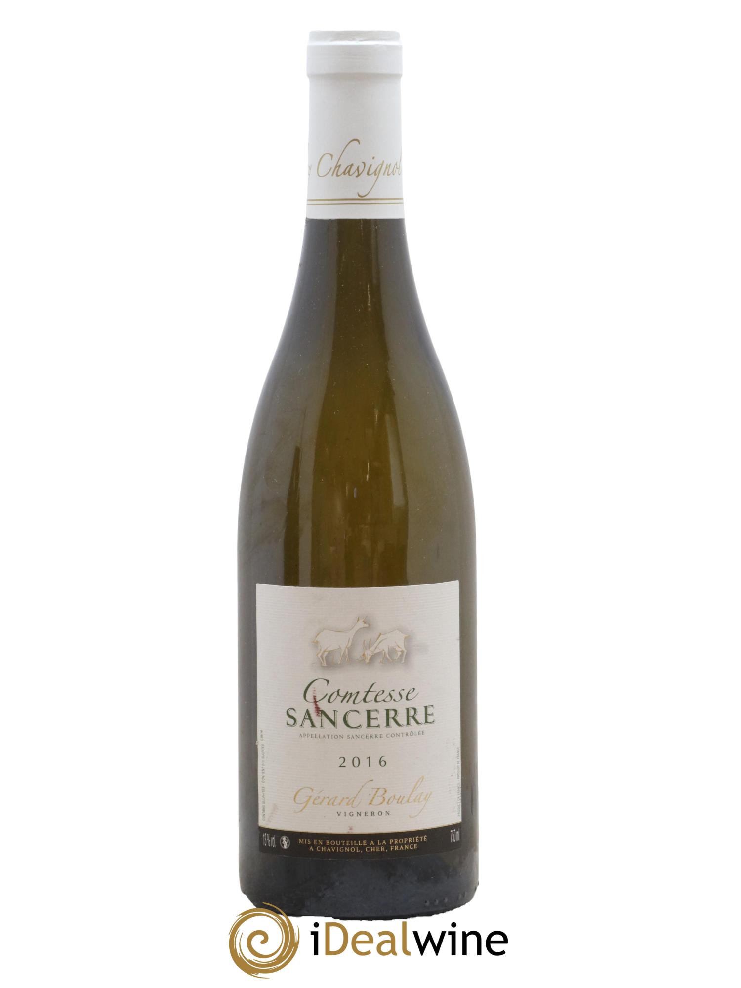 Sancerre Comtesse Gérard Boulay 2016 - Lot de 1 bouteille - 0