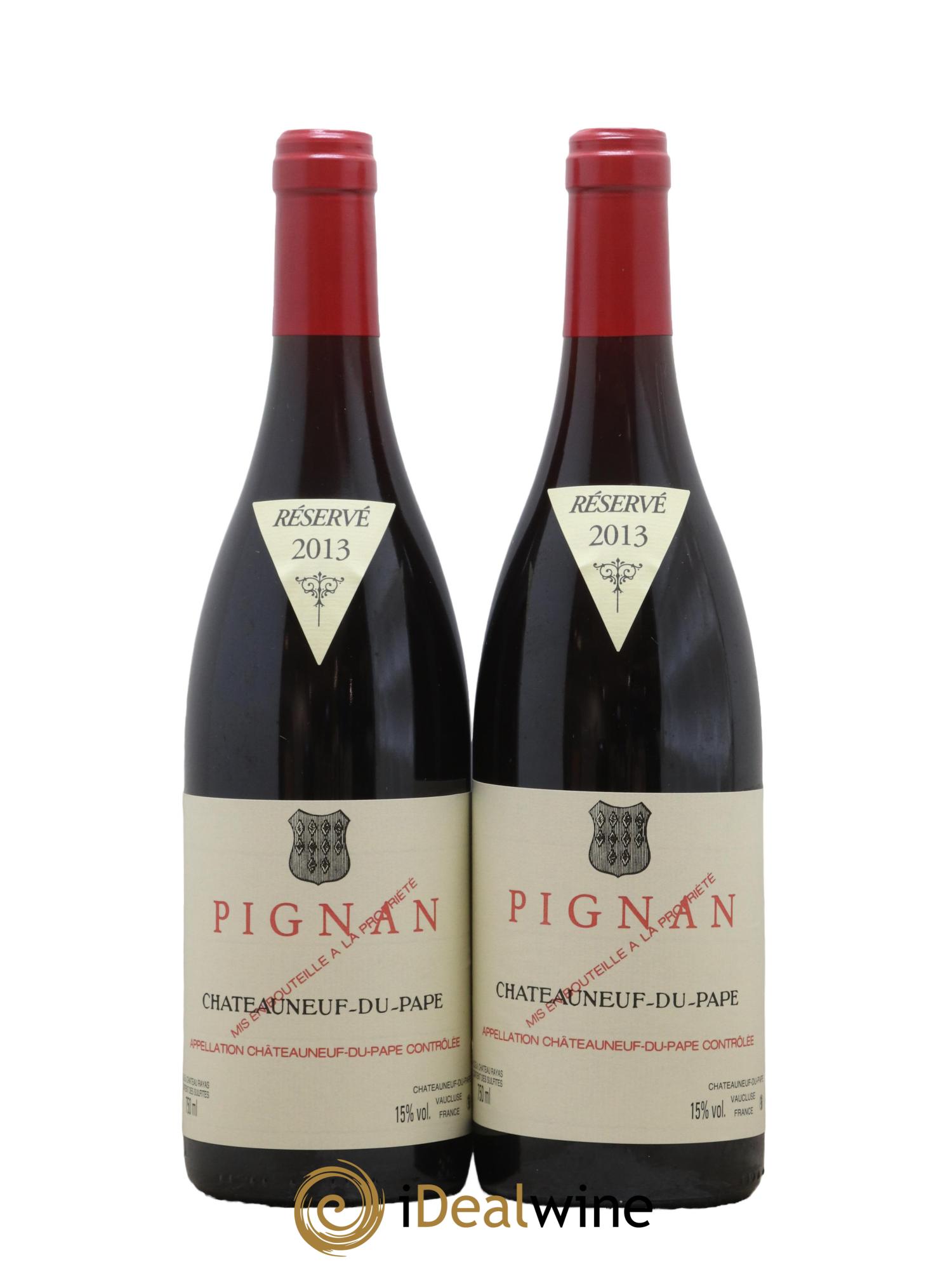 Châteauneuf-du-Pape Pignan Emmanuel Reynaud 2013 - Lot de 2 bouteilles - 0