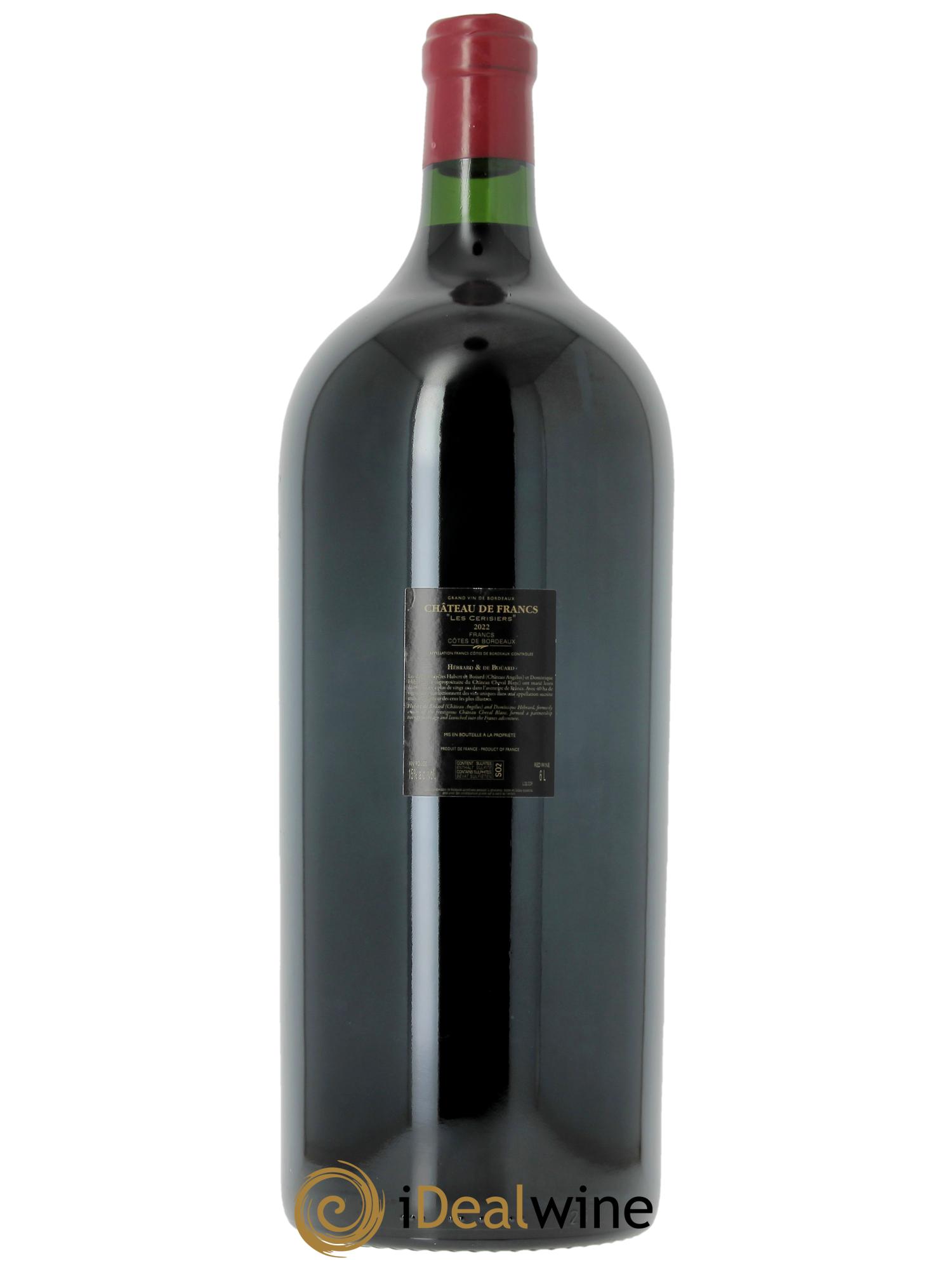 Château de Francs - Les Cerisiers (CBO a partir de 1 imp) 2022 - Lot de 1 impériale - 2