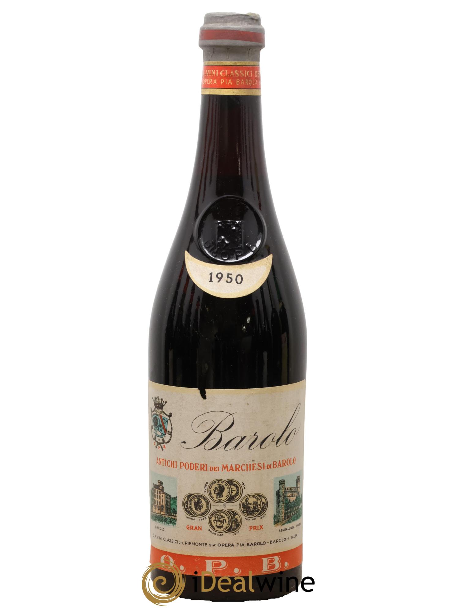 Barolo DOCG Marchesi di Barolo 1950 - Lot of 1 bottle - 0