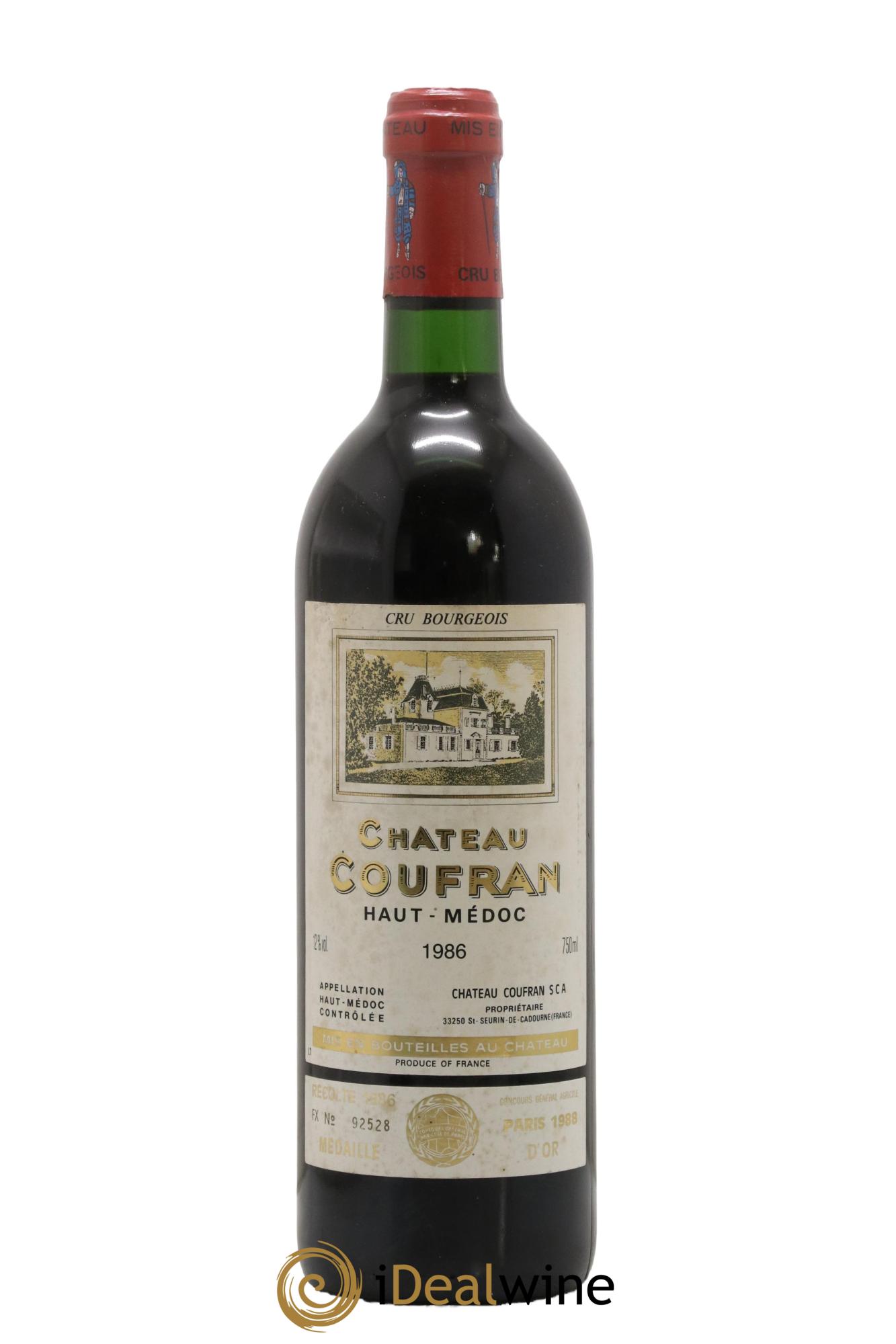 Château Coufran Cru Bourgeois 1986 - Lotto di 1 bottiglia - 0