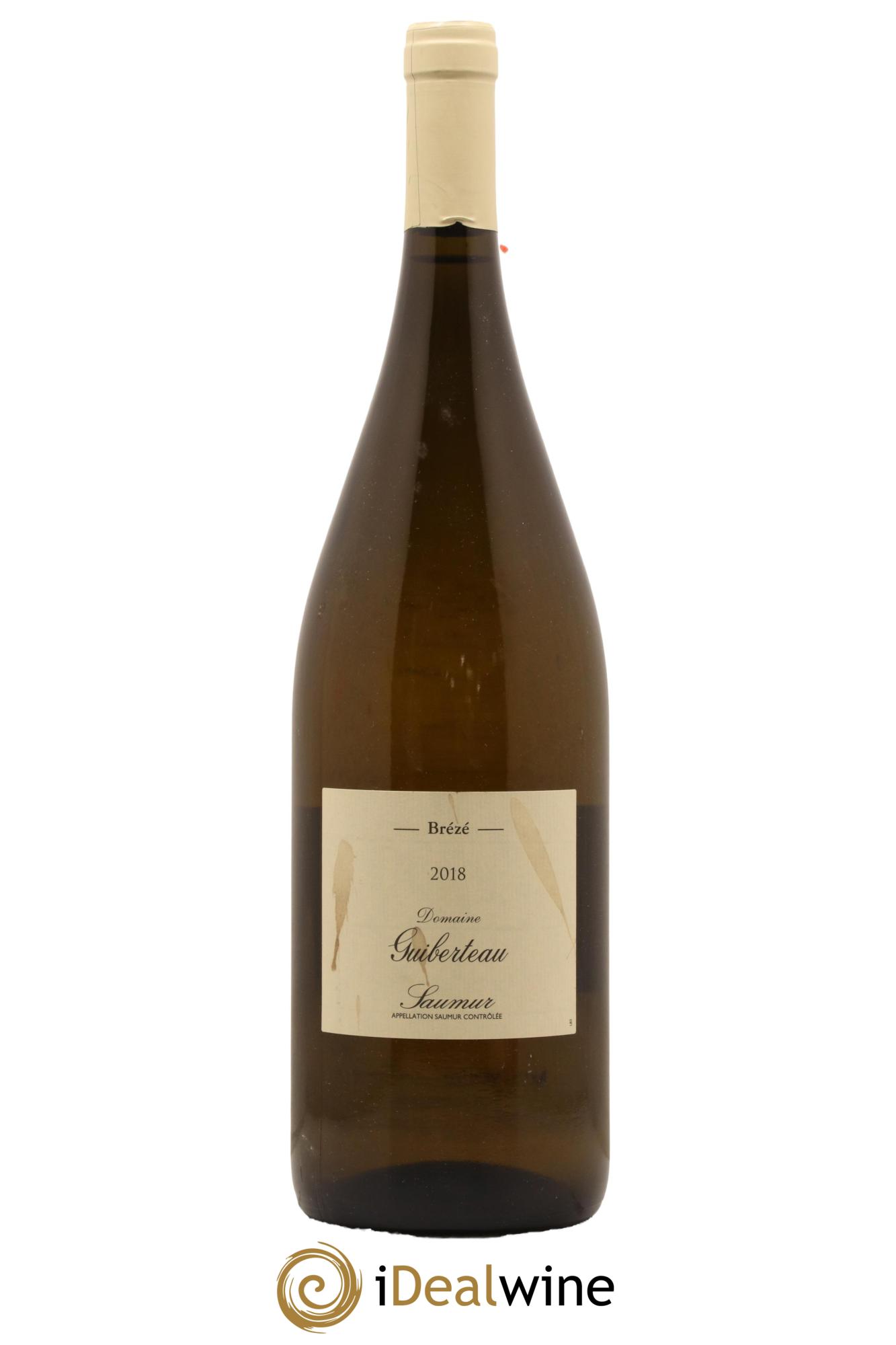 Saumur Brézé Domaine Guiberteau 2018 - Lot de 1 magnum - 0