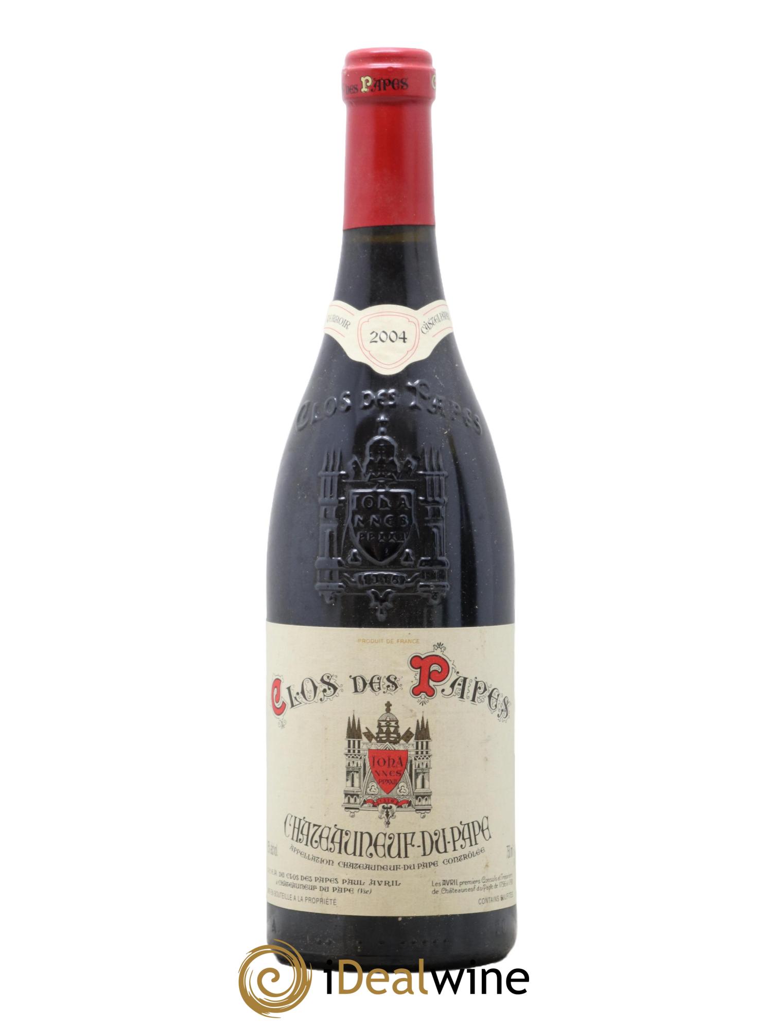 Châteauneuf-du-Pape Clos des Papes - Paul Avril 2004 - Lot de 1 bouteille - 0