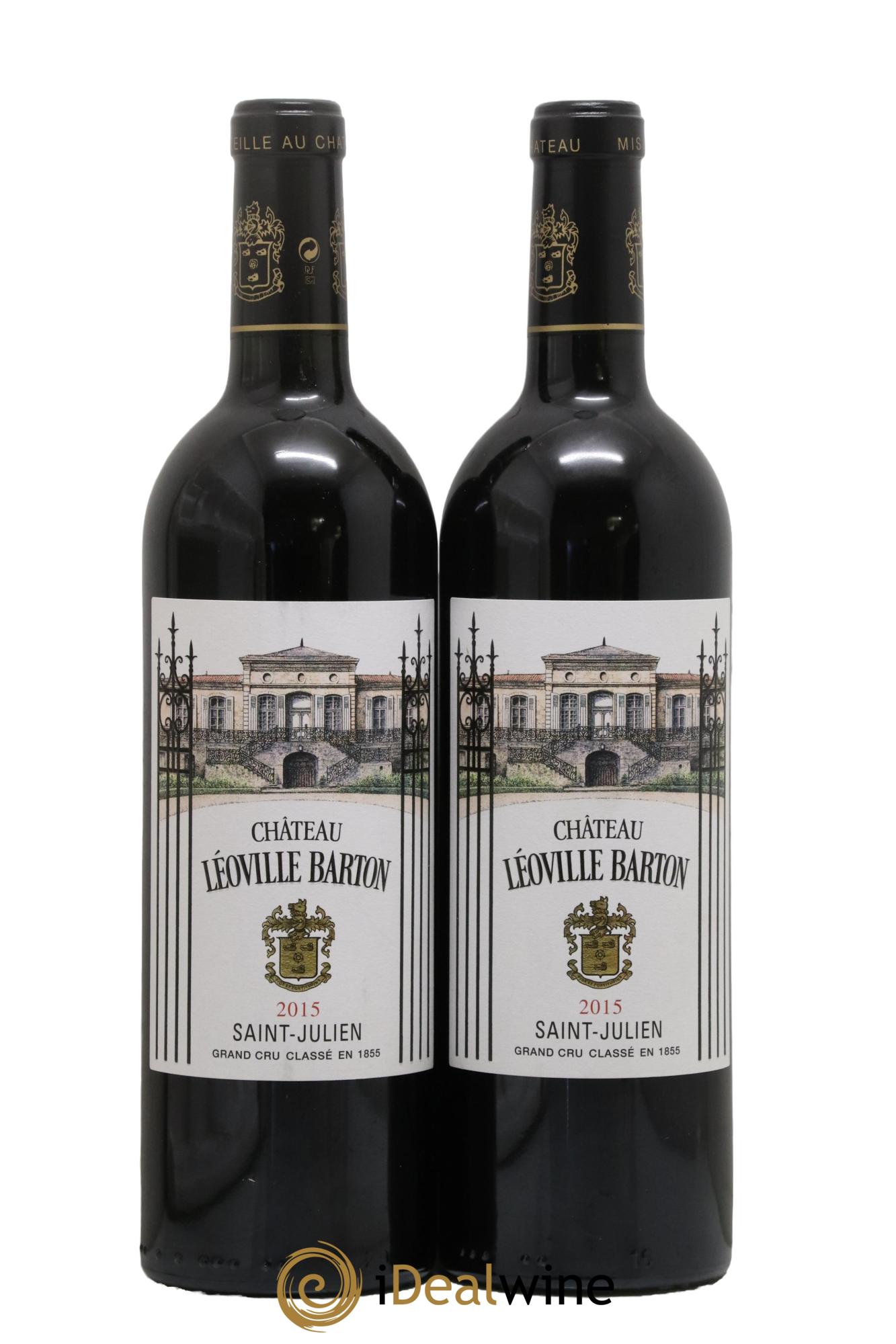 Château Léoville Barton 2ème Grand Cru Classé 2015 - Lot of 2 bottles - 0