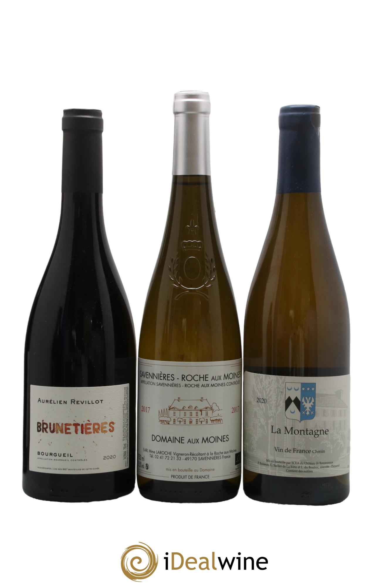 Assortiment de vins d'Anjou noir - Saumur - Bourgueil N°15 - Lot of 6 bottles - 1