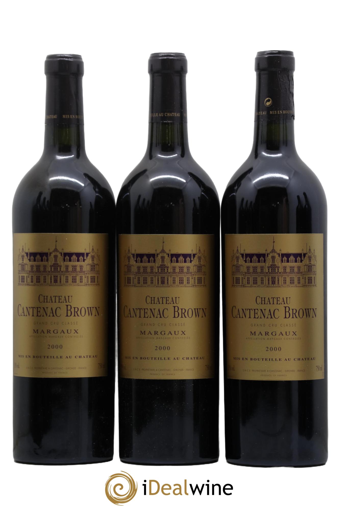 Château Cantenac Brown 3ème Grand Cru Classé  2000 - Posten von 12 Flaschen - 2