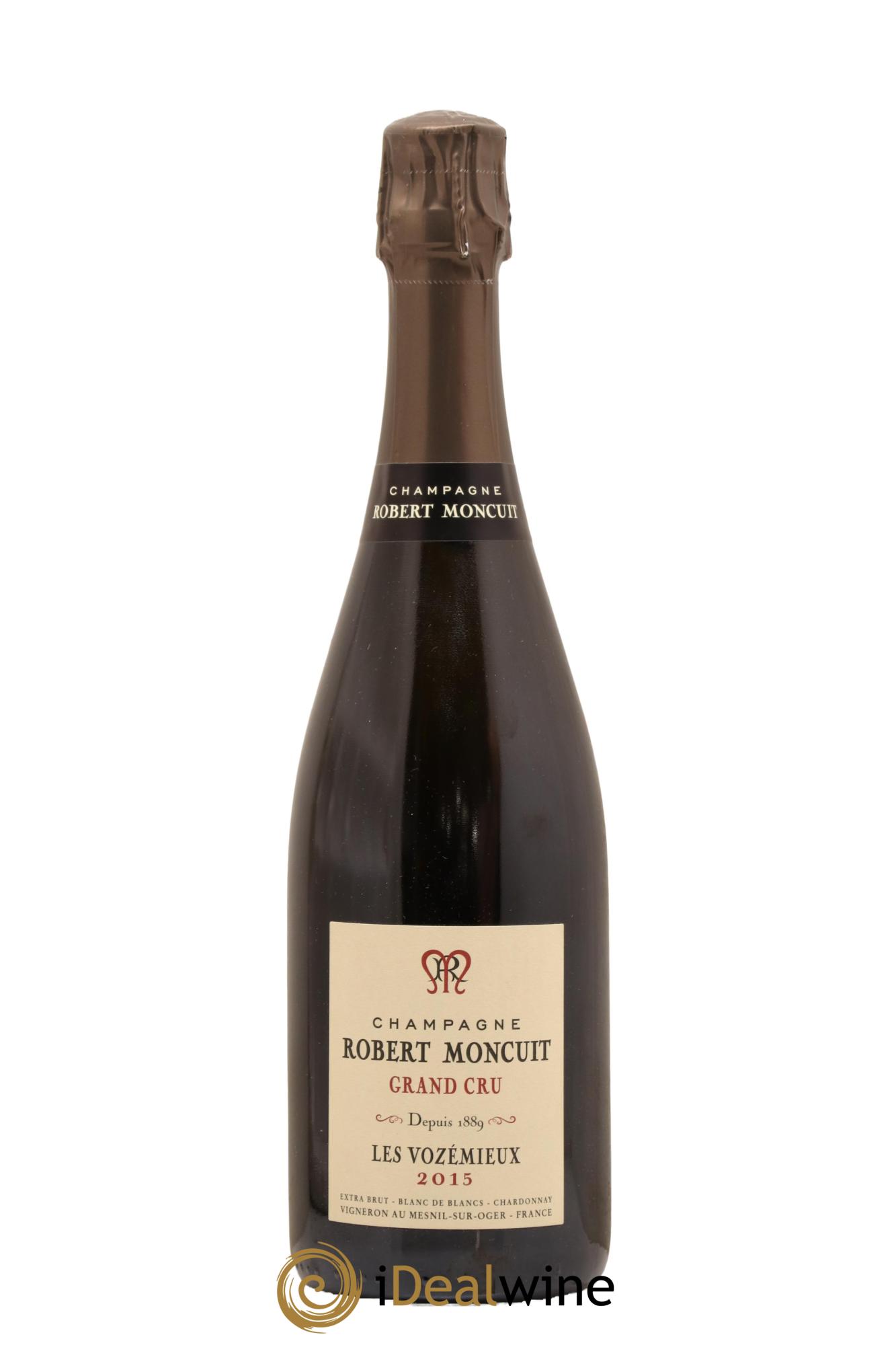 Vozémieux Blanc de Blancs Grand Cru Extra-Brut Robert Moncuit 2015 - Lot de 1 bouteille - 0