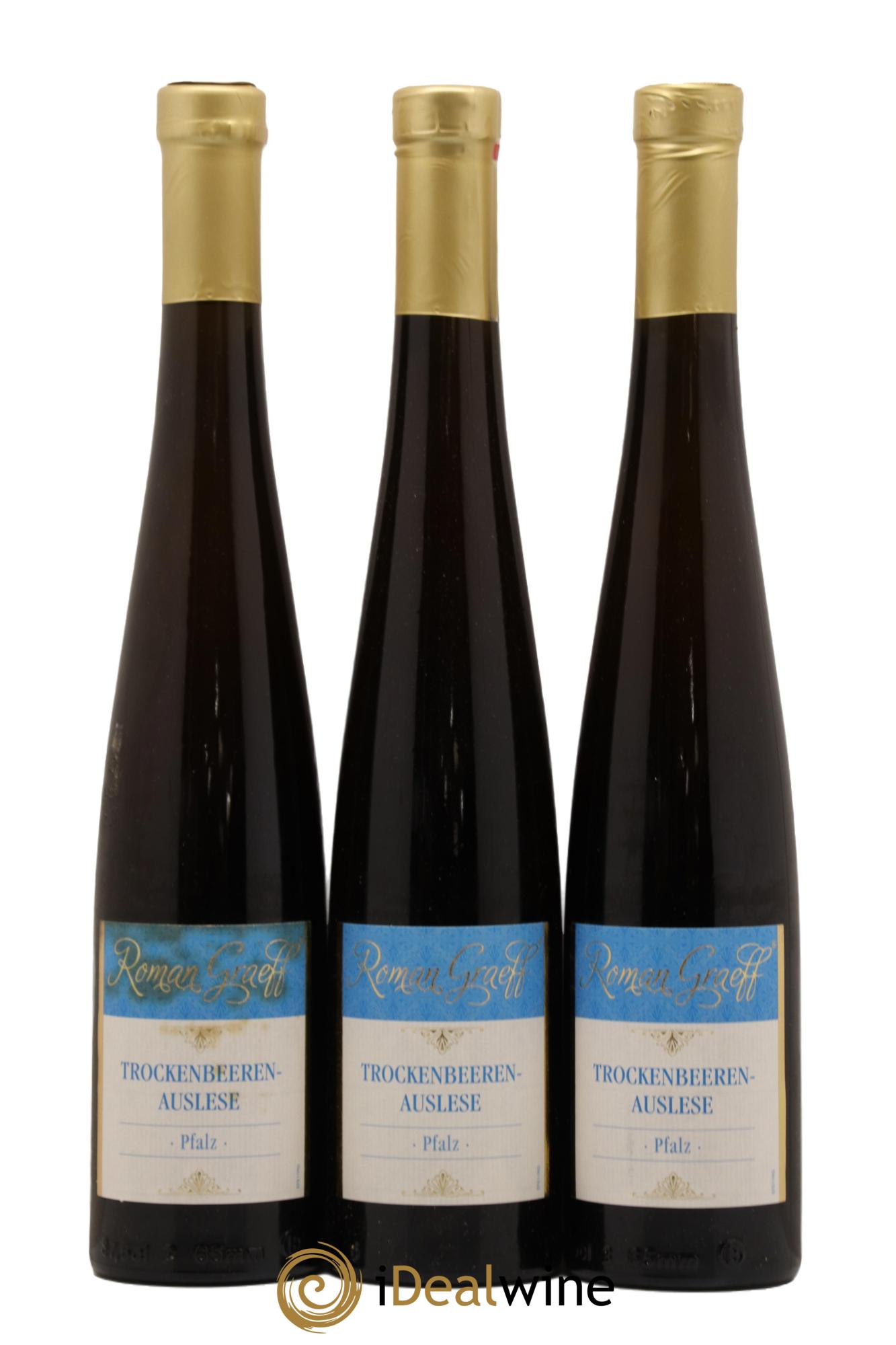 Allemagne Pfalz Trockenbeerenauslese Roman Graeff 2015 - Lot de 6 demi bouteilles - 1