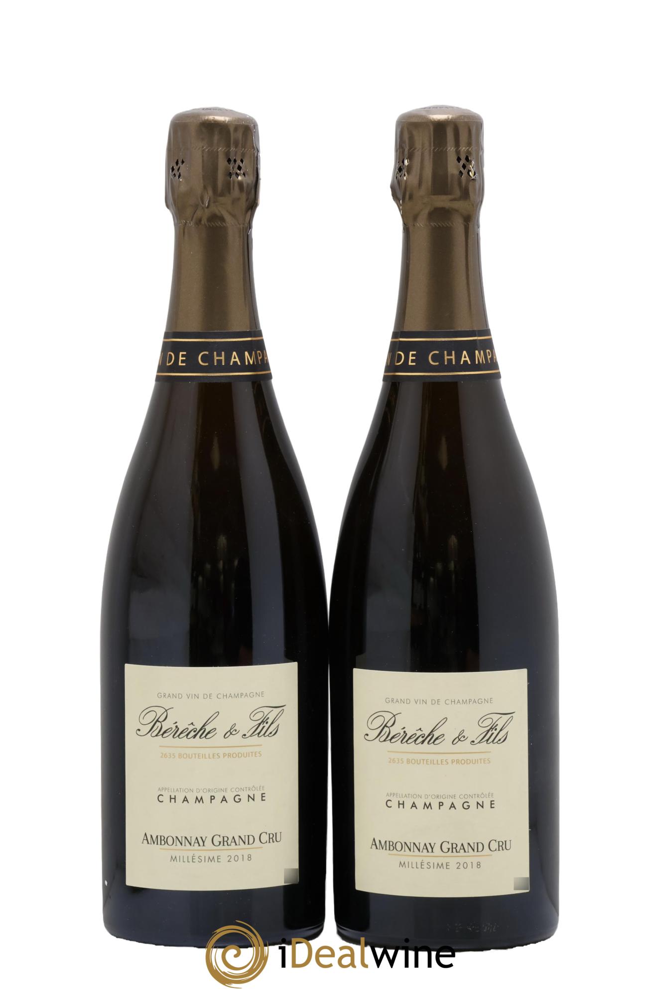 Ambonnay Grand Cru Extra-Brut Bérêche et Fils 2018 - Lot of 2 bottles - 0
