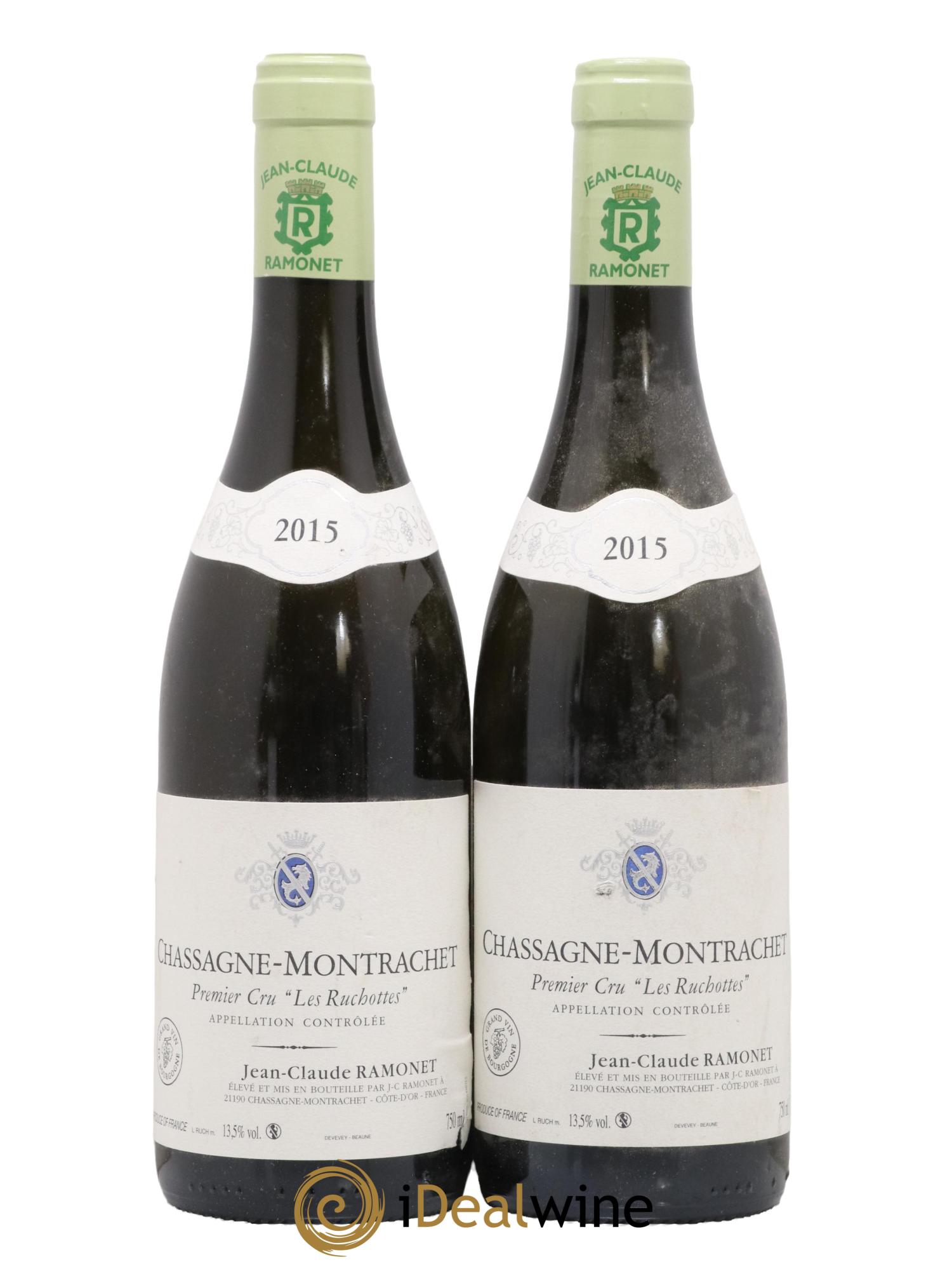 Chassagne-Montrachet 1er Cru Les Ruchottes Ramonet (Domaine) 2015 - Posten von 2 Flaschen - 0