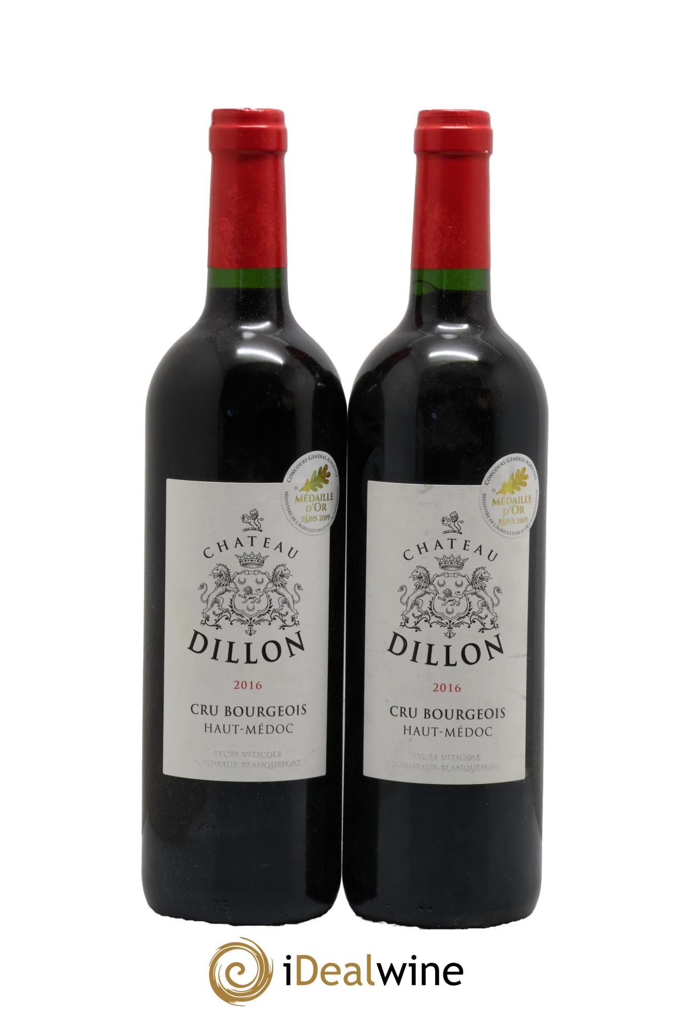 Château Dillon Cru Bourgeois 2016 - Lot of 2 bottles - 0